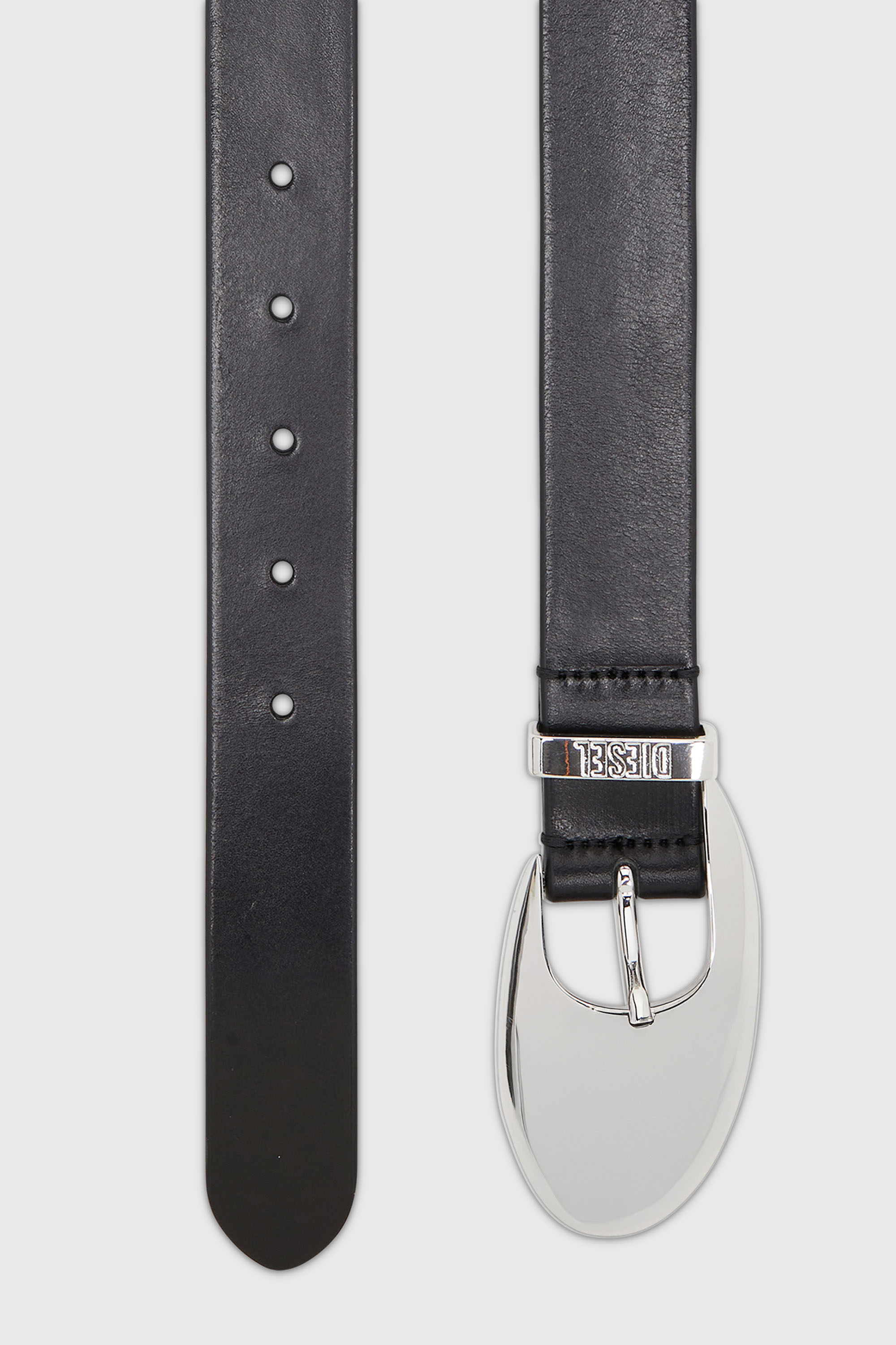 Diesel - B-ROP 30, Cintura 3 cm in pelle pull-up Donna in Nero - 2
