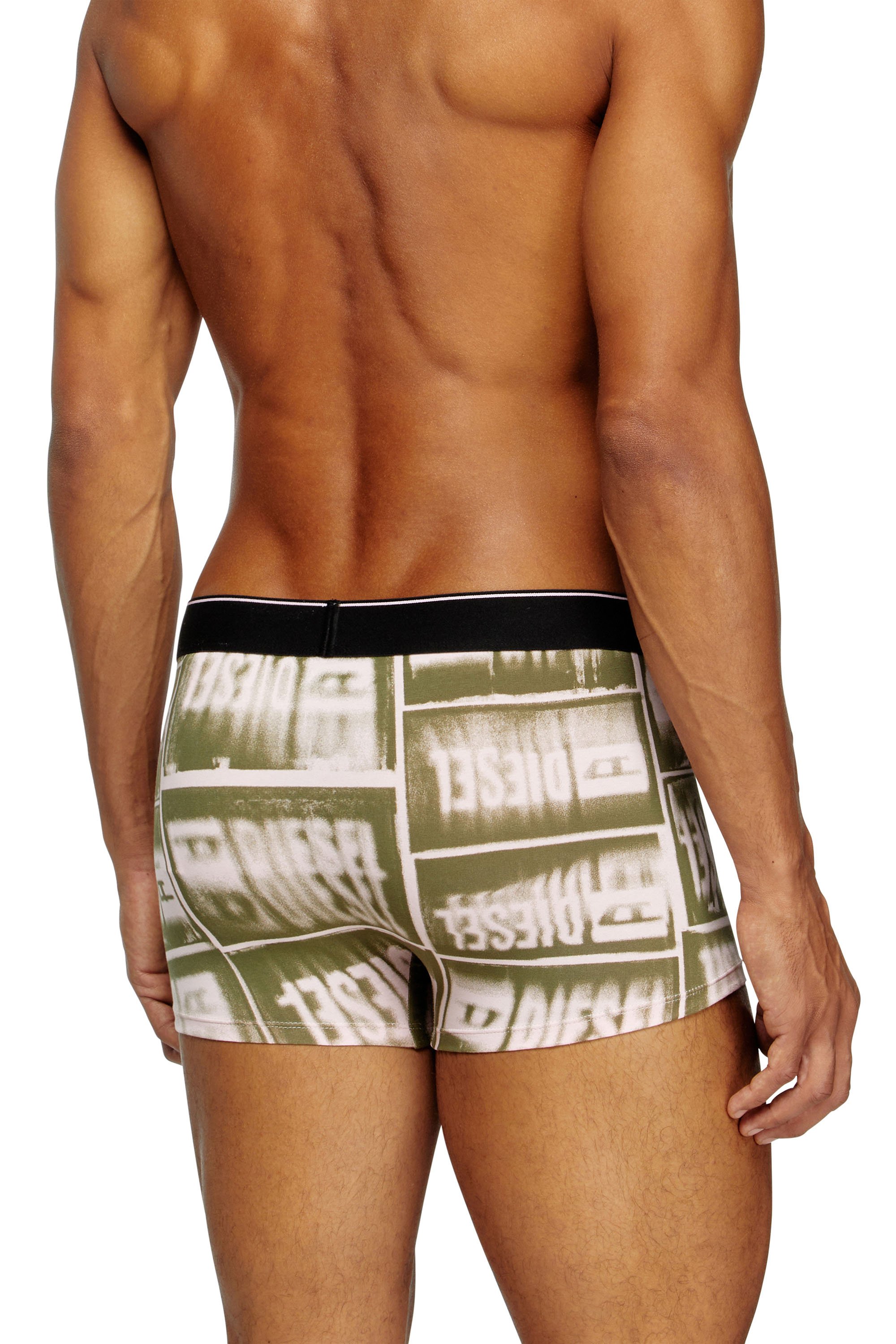 Diesel - DAMIEN-D-BOX, Boxer con logo dégradé Uomo in Verde - 4