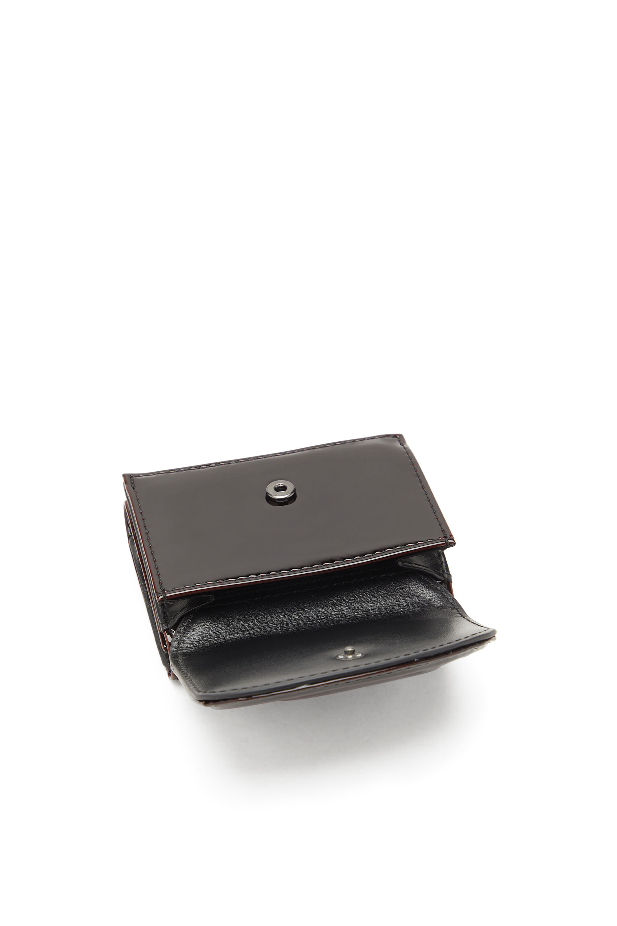 Diesel - 1DR  TRI FOLD COIN XS II, Portafoglio trifold in PU liquido Donna in Rosso - 4