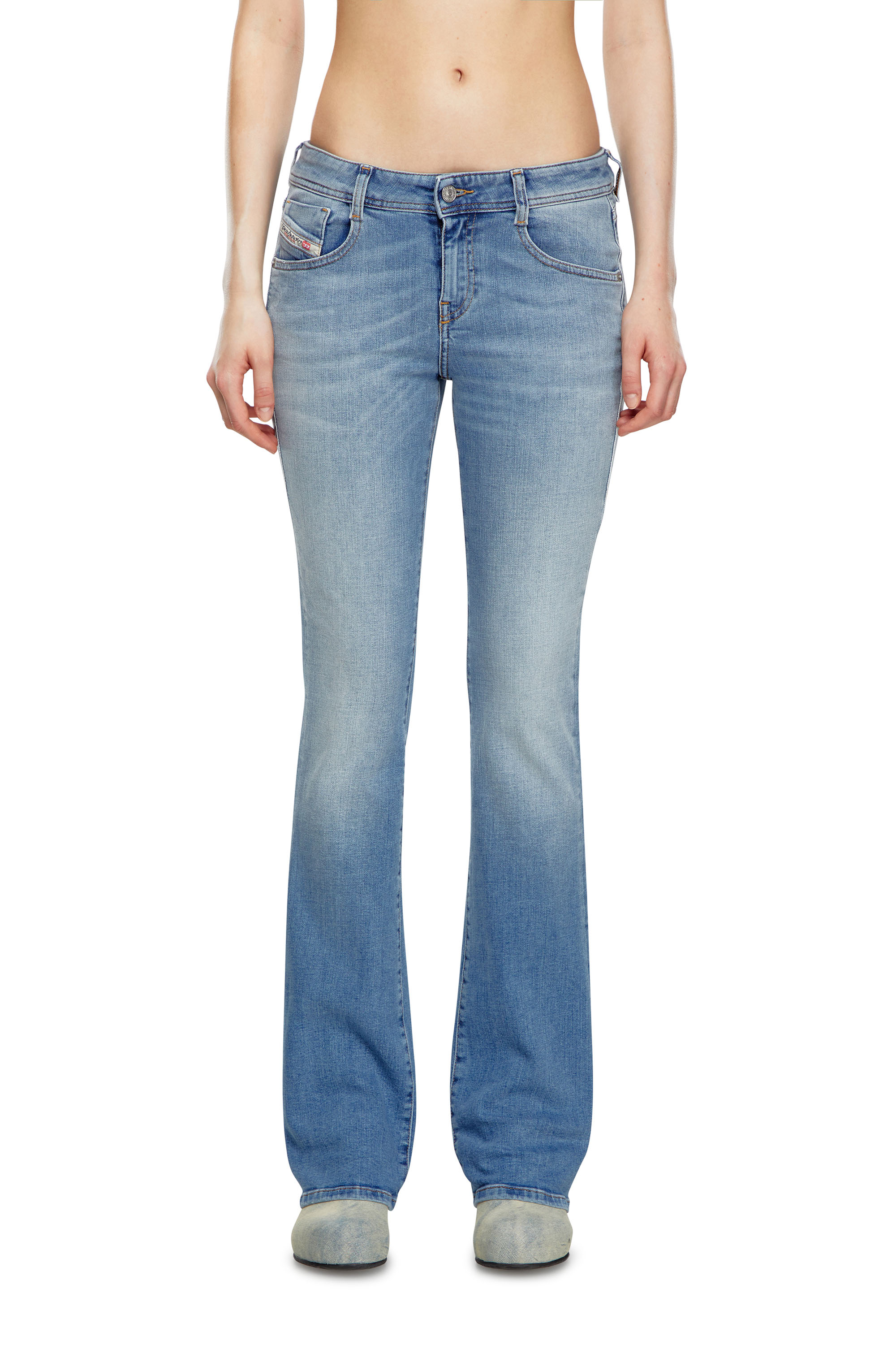 Bootcut Jeans 1969 D-Ebbey 09K06, Blu Chiaro Diesel - Bootcut Jeans 1969 D-Ebbey 09K06 Donna, Blu Chiaro - Image 3