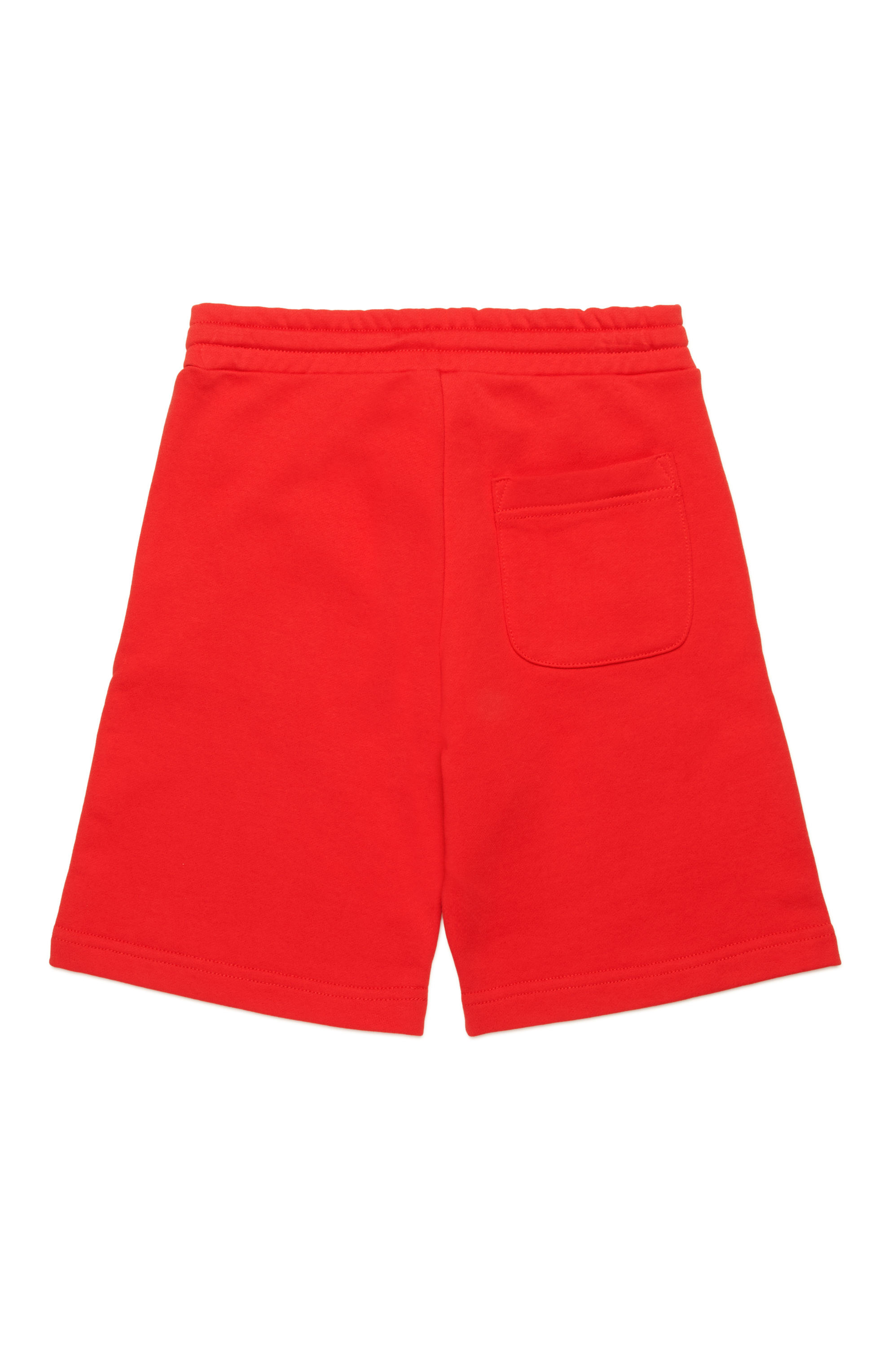 Diesel - PMACISHORT, Shorts sportivi con Oval D effetto metallo Uomo in Rosso - 2