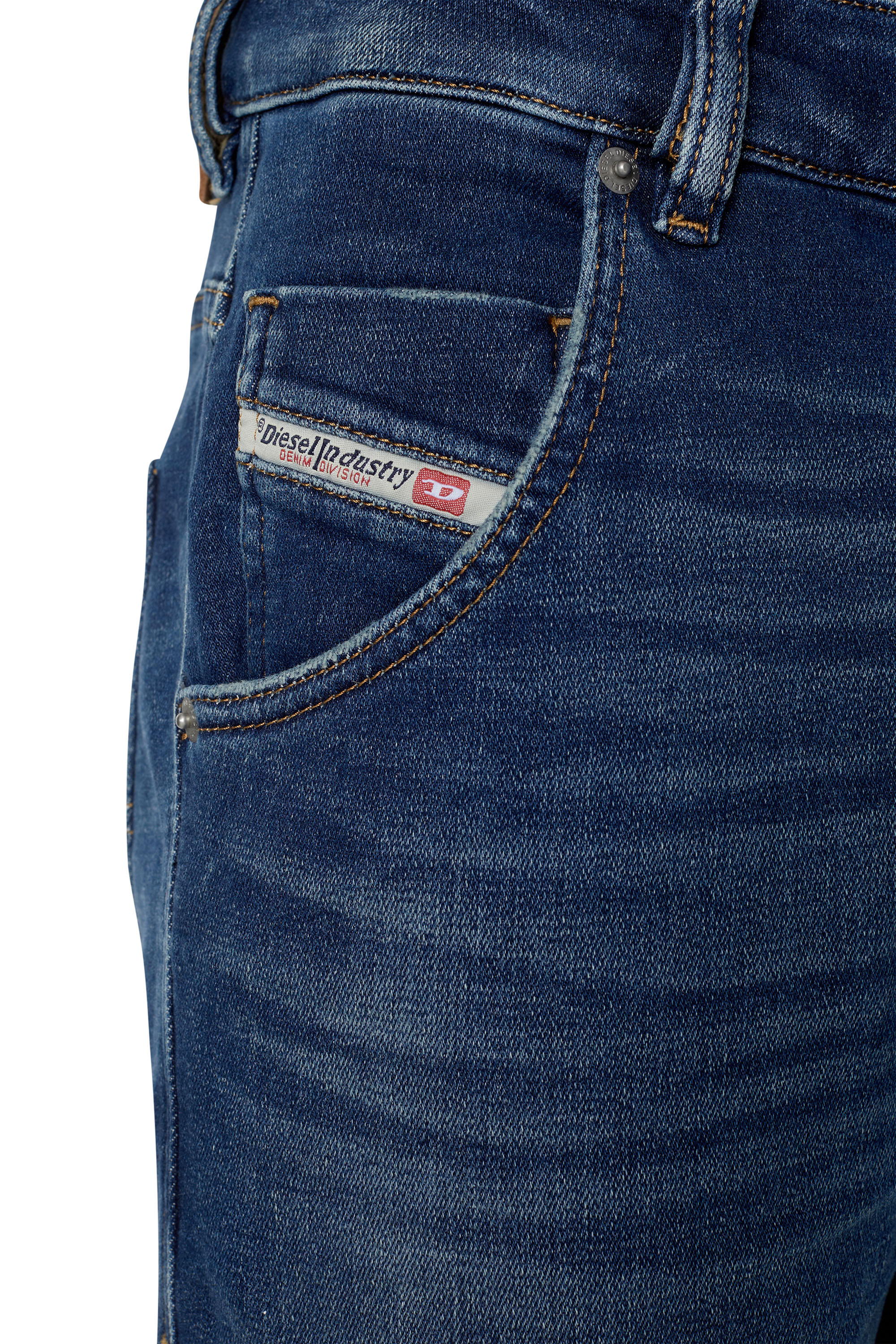 Diesel - Tapered 2030 D-Krooley Joggjeans® 068AZ, Blu medio - Image 3