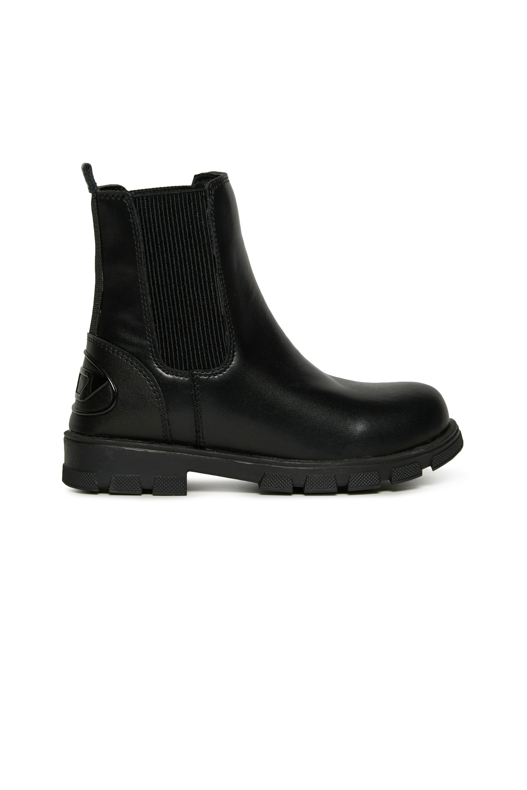 Diesel - D-HAMMER AK ELASTIC, D-Hammer Stivali in pelle Unisex in Nero - 1