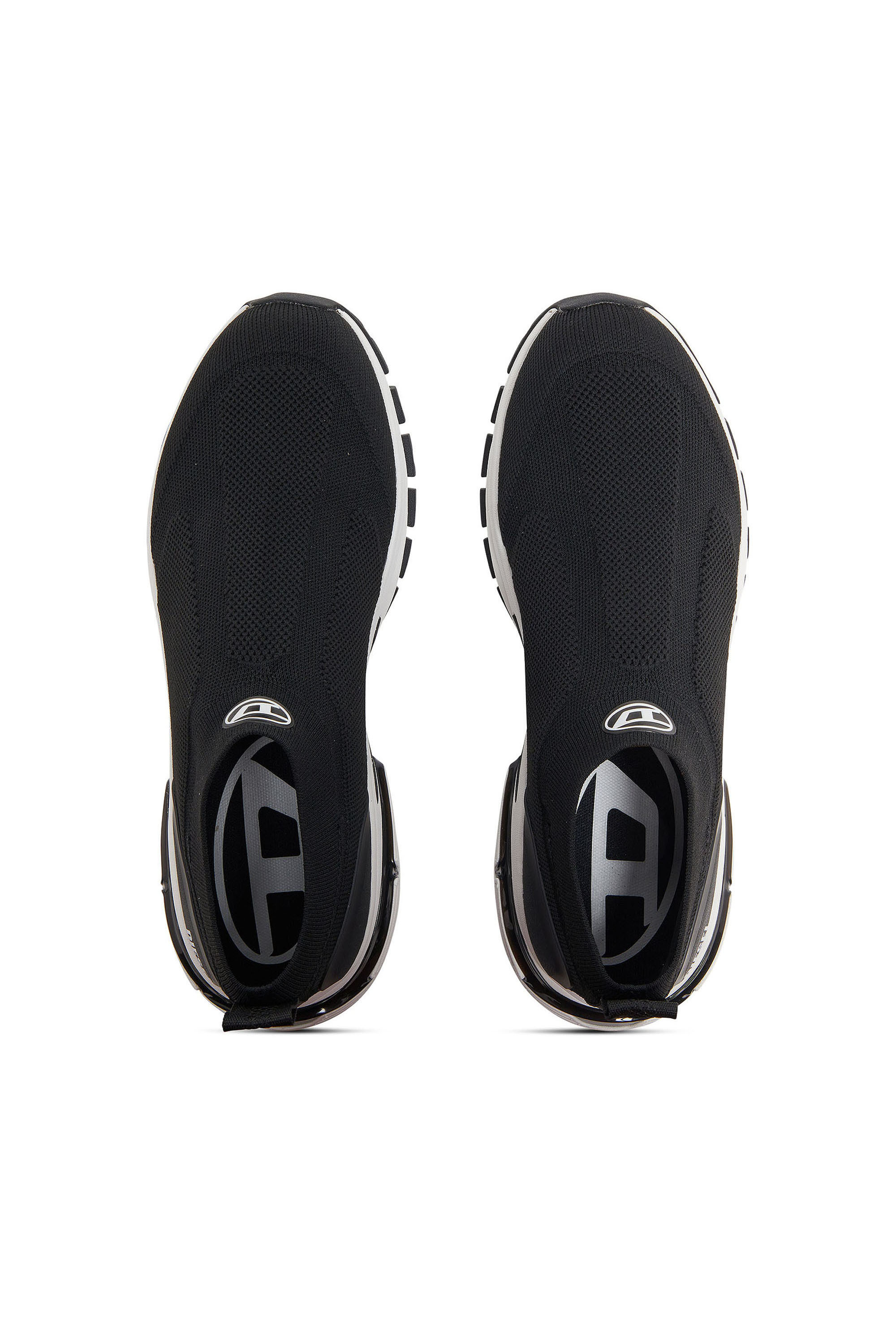 Diesel - S-PRO-V-DENSE-SOCKS, Pro-V-Dense-Sneakers a calzino in maglia slip-on Uomo in Nero - 4