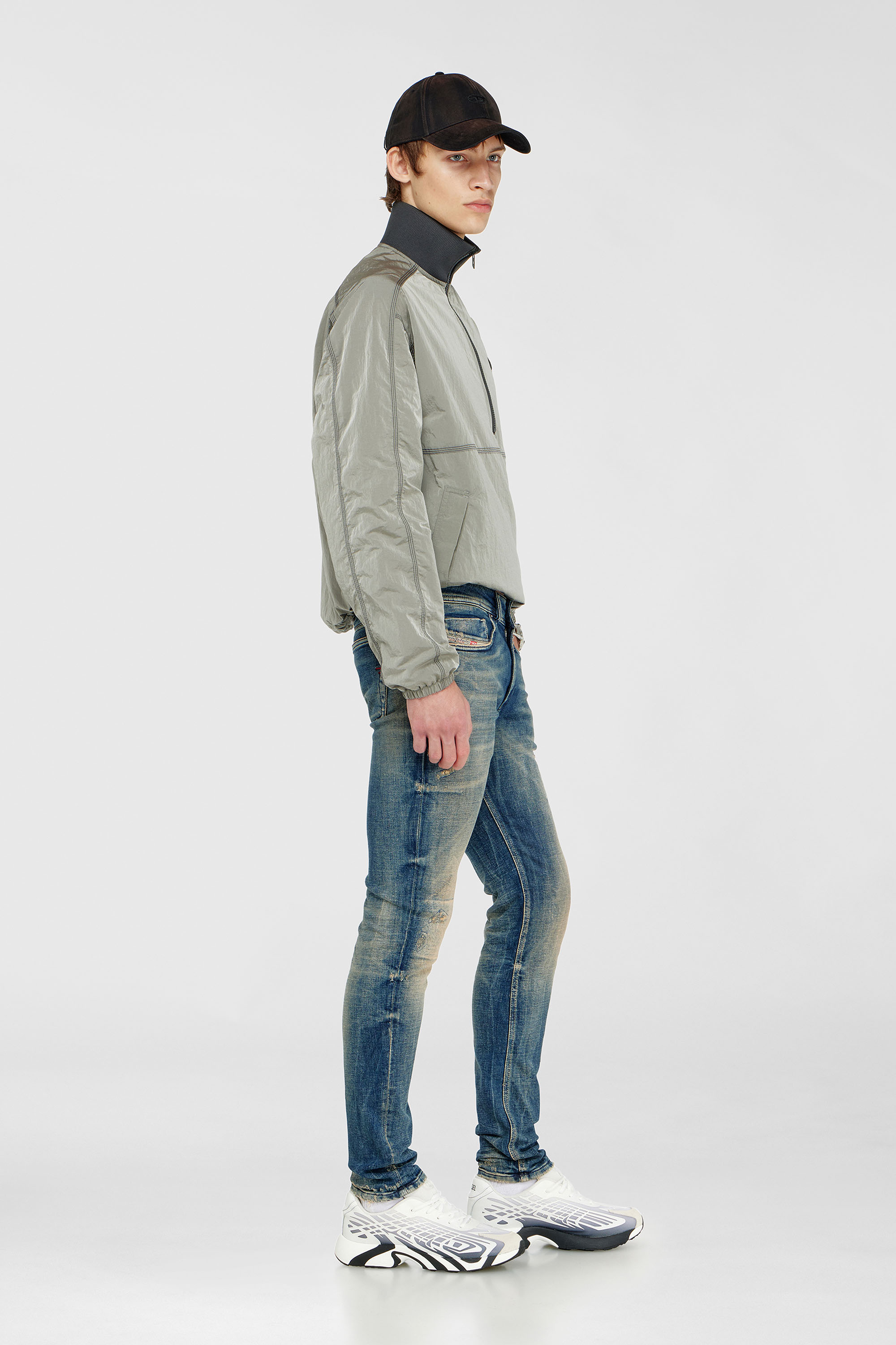 Diesel - Skinny Jeans 1979 Sleenker 09P68 Uomo, Blu Scuro - Image 1