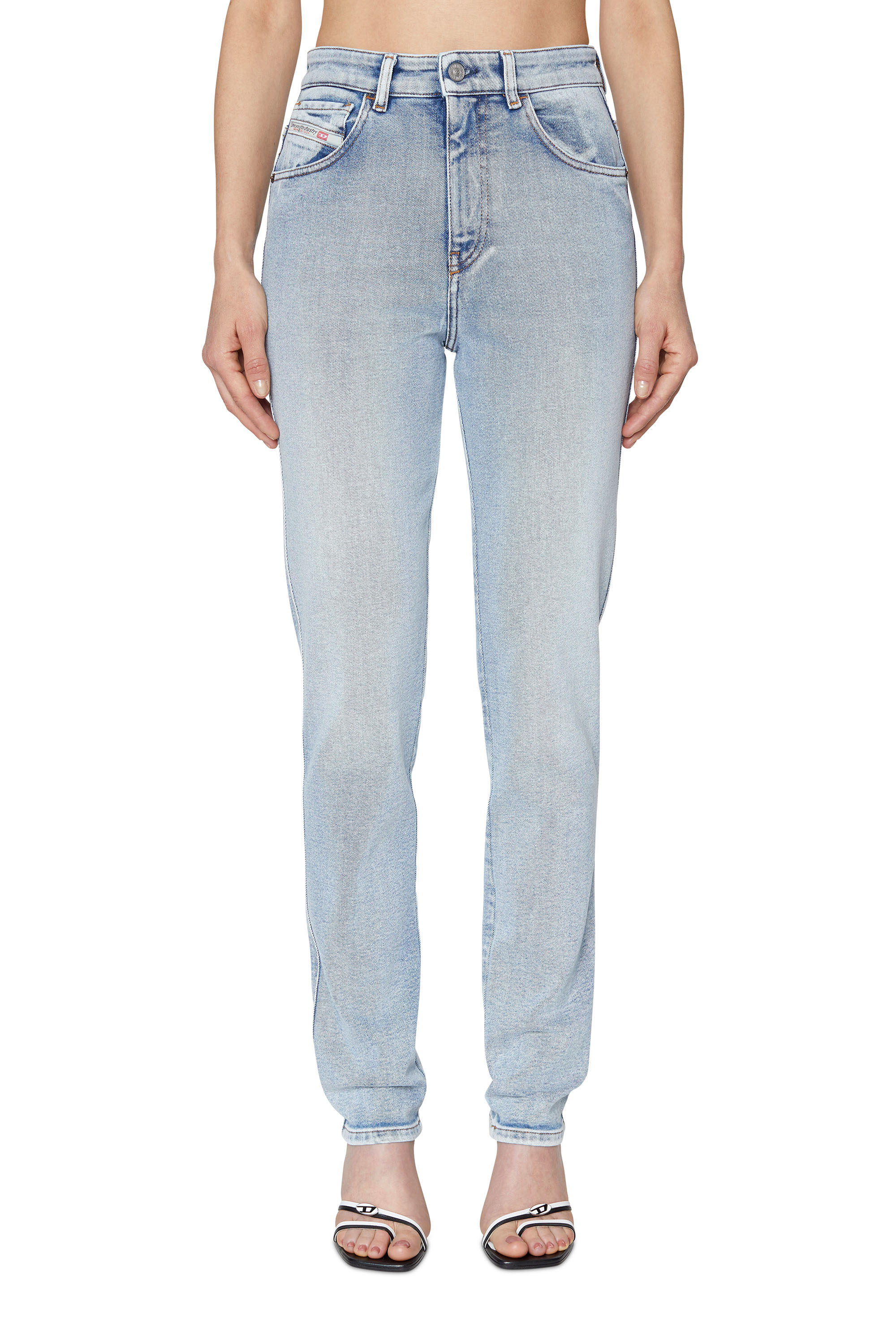 Mom Jeans Straight Donna Blu chiaro: 1994 09C07 | Diesel Library