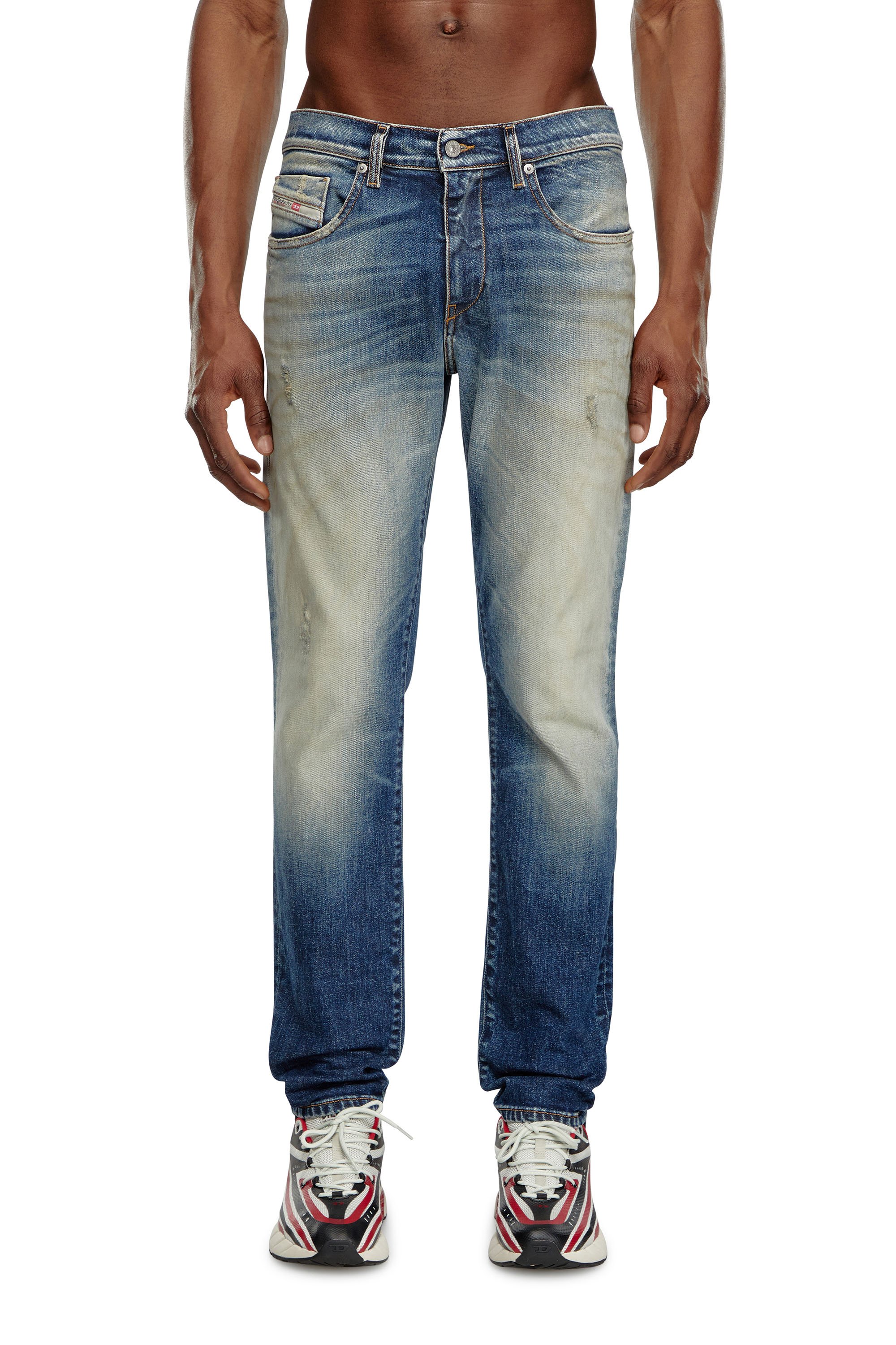 Diesel - Slim Jeans 2019 D-Strukt 09J64 Uomo, Blu Scuro - Image 1