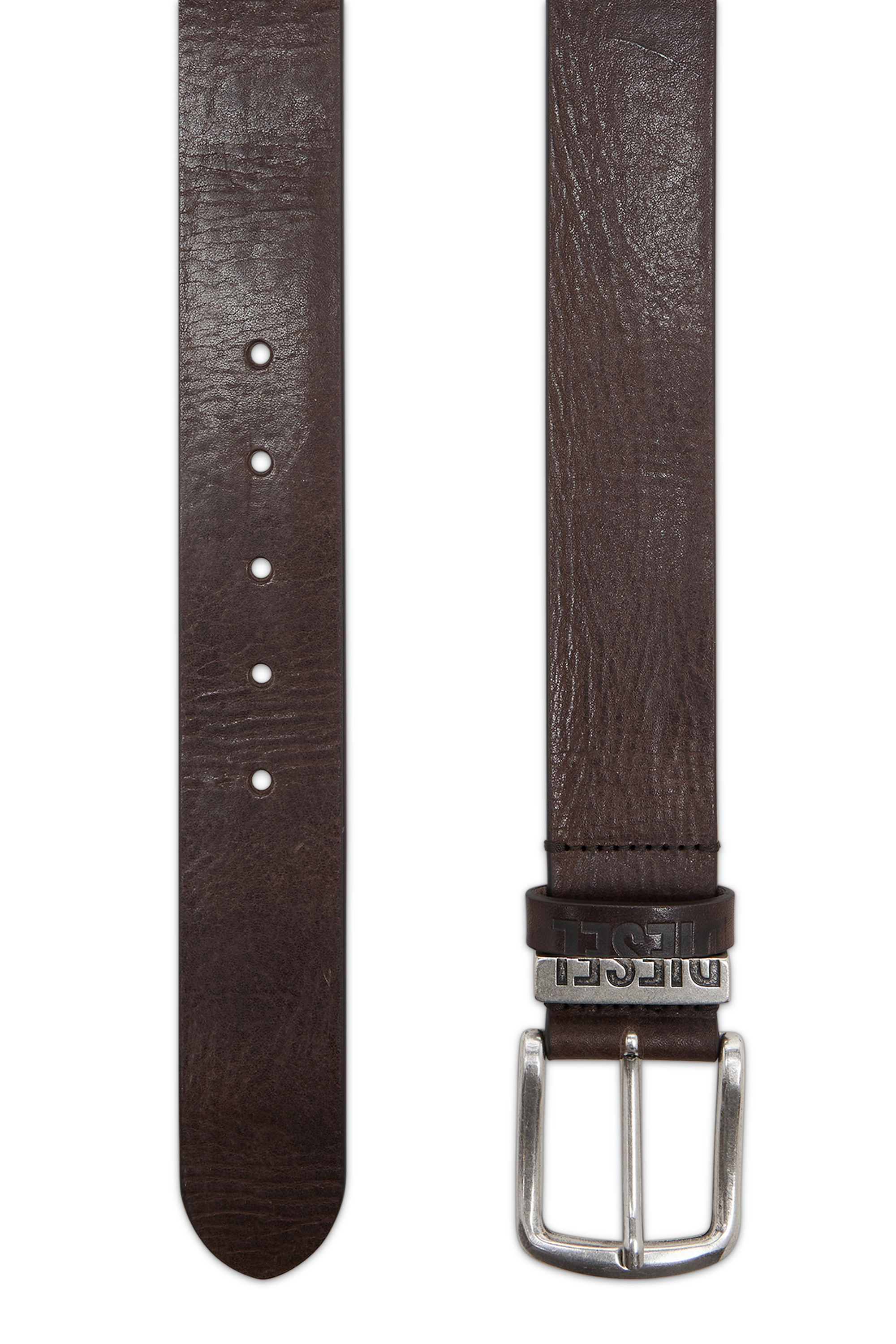 Diesel - B-VISIBLE, Cintura 3.9 cm con passanti a contrasto Uomo in Marrone - 2