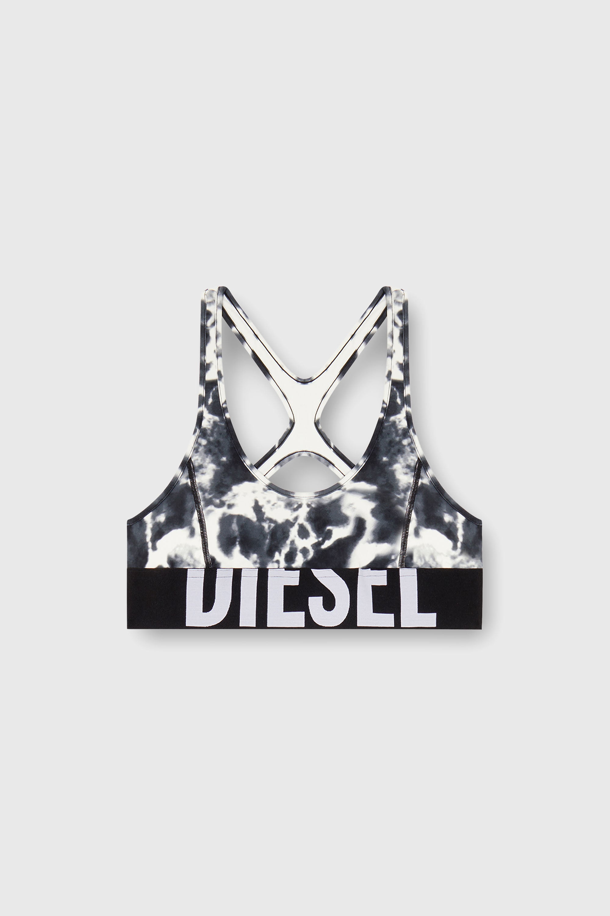 Diesel - ALLISON-D-POP, Reggiseno sportivo in microfibra stampata Donna in Multicolor - 1
