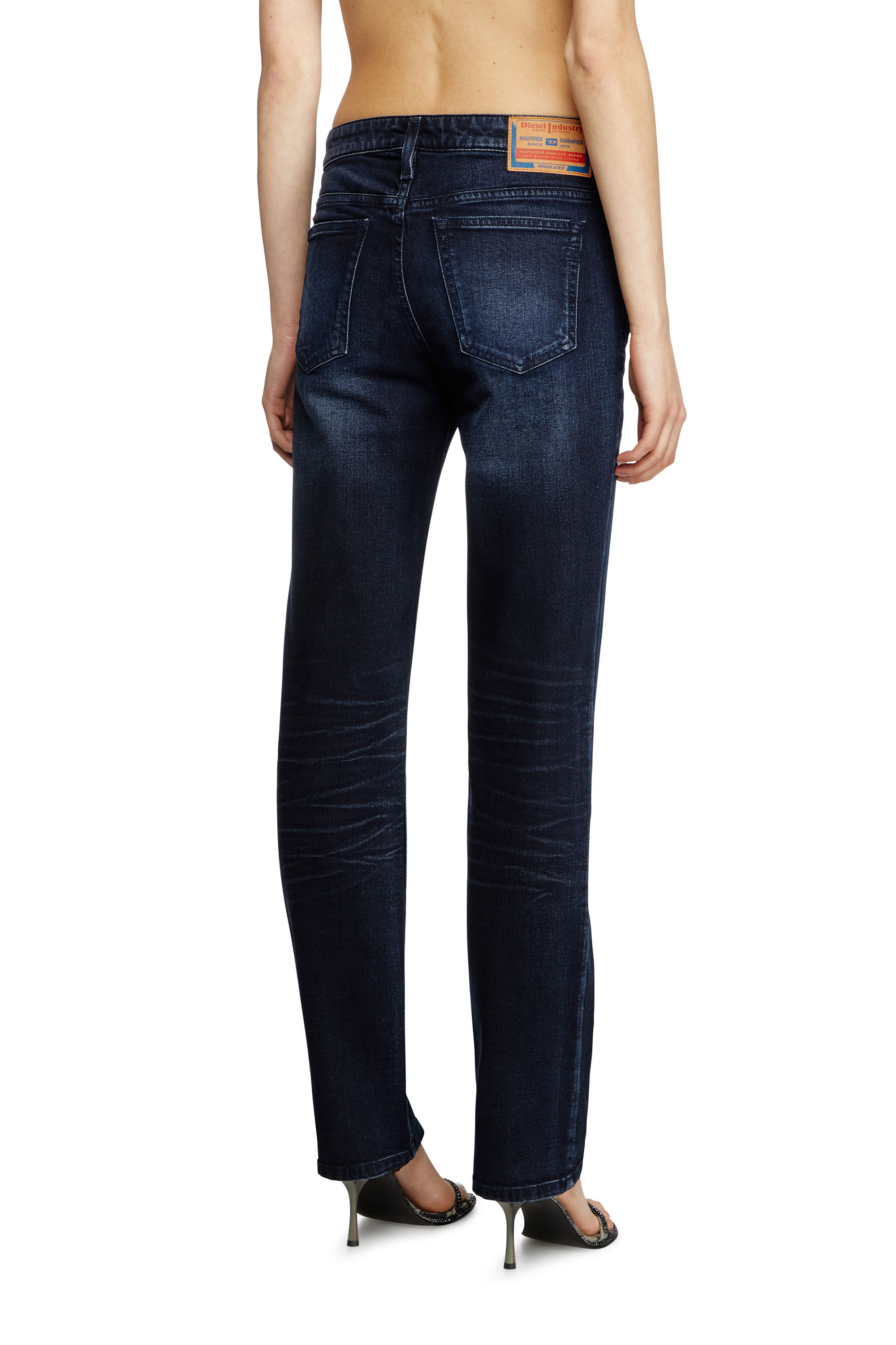 Diesel - Regular Jeans 1989 D-Mine 0BMBX Donna, Blu Scuro - Image 4