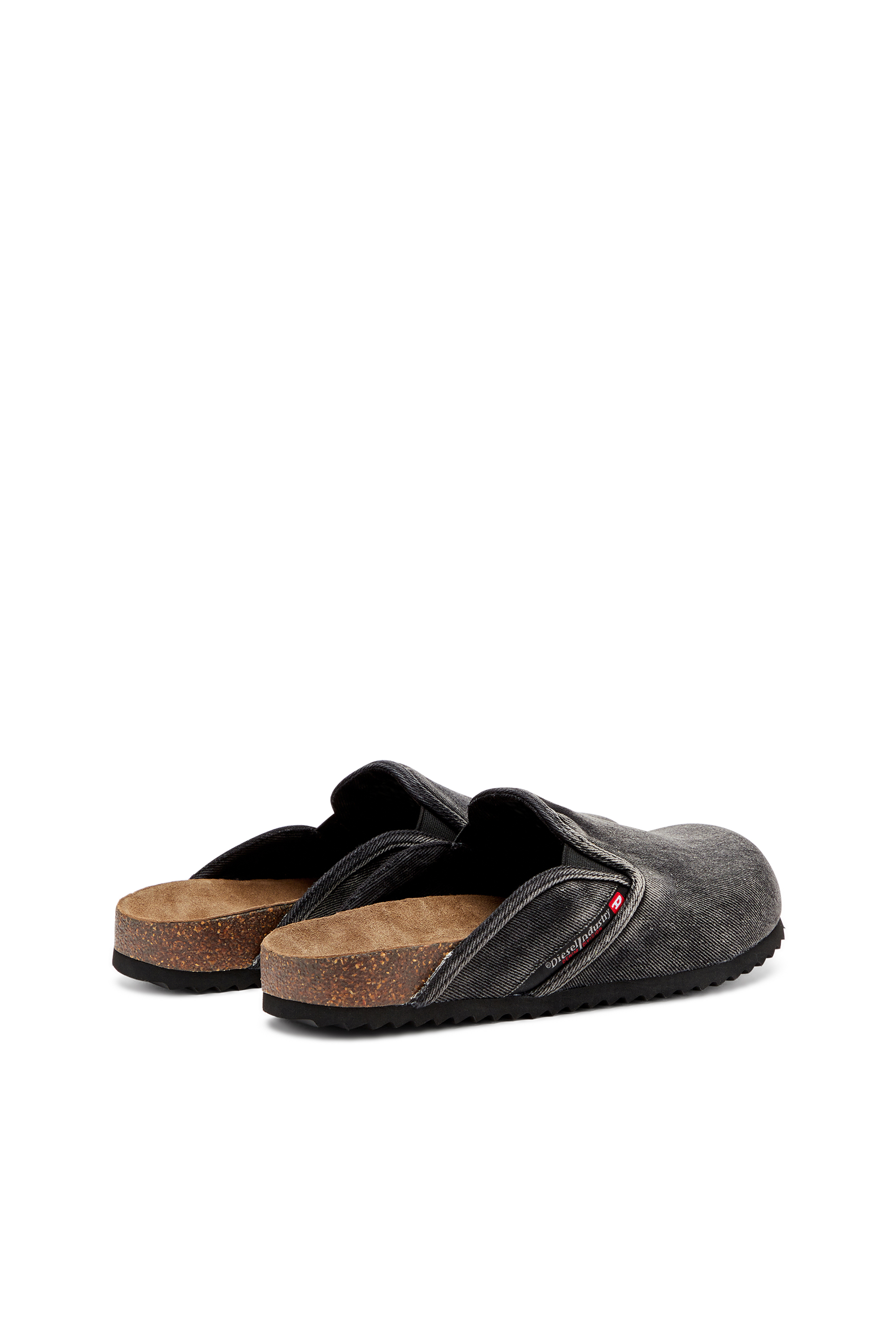 D-WOODSTOCK SLIP-ON, Black Diesel - D-WOODSTOCK SLIP-ON, Man's D-Woodstock-Denim mules in Black - 3