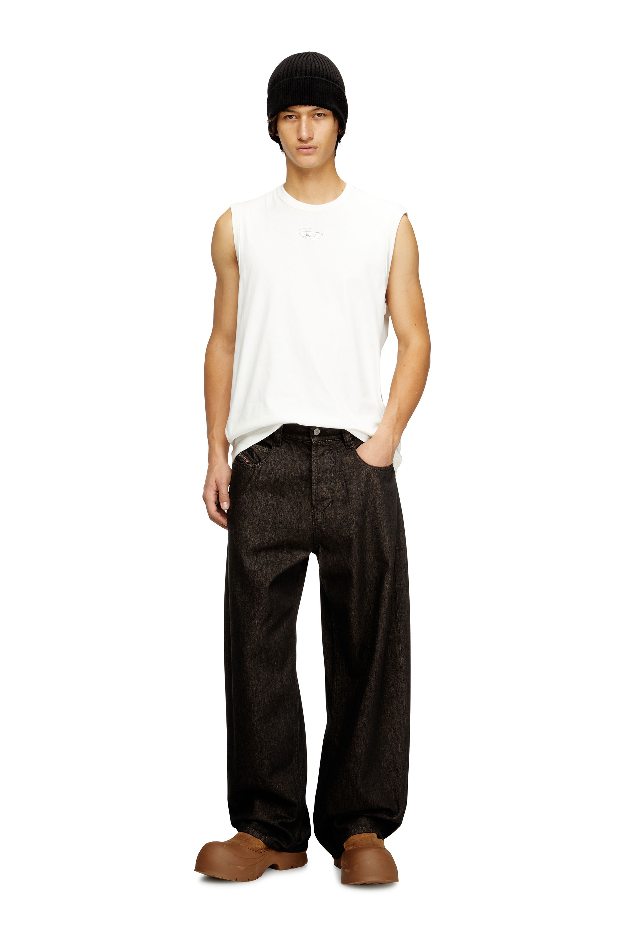 Diesel - Relaxed Jeans 1997 D-Enim 09N25 Unisex, Nero/Grigio scuro - Image 2