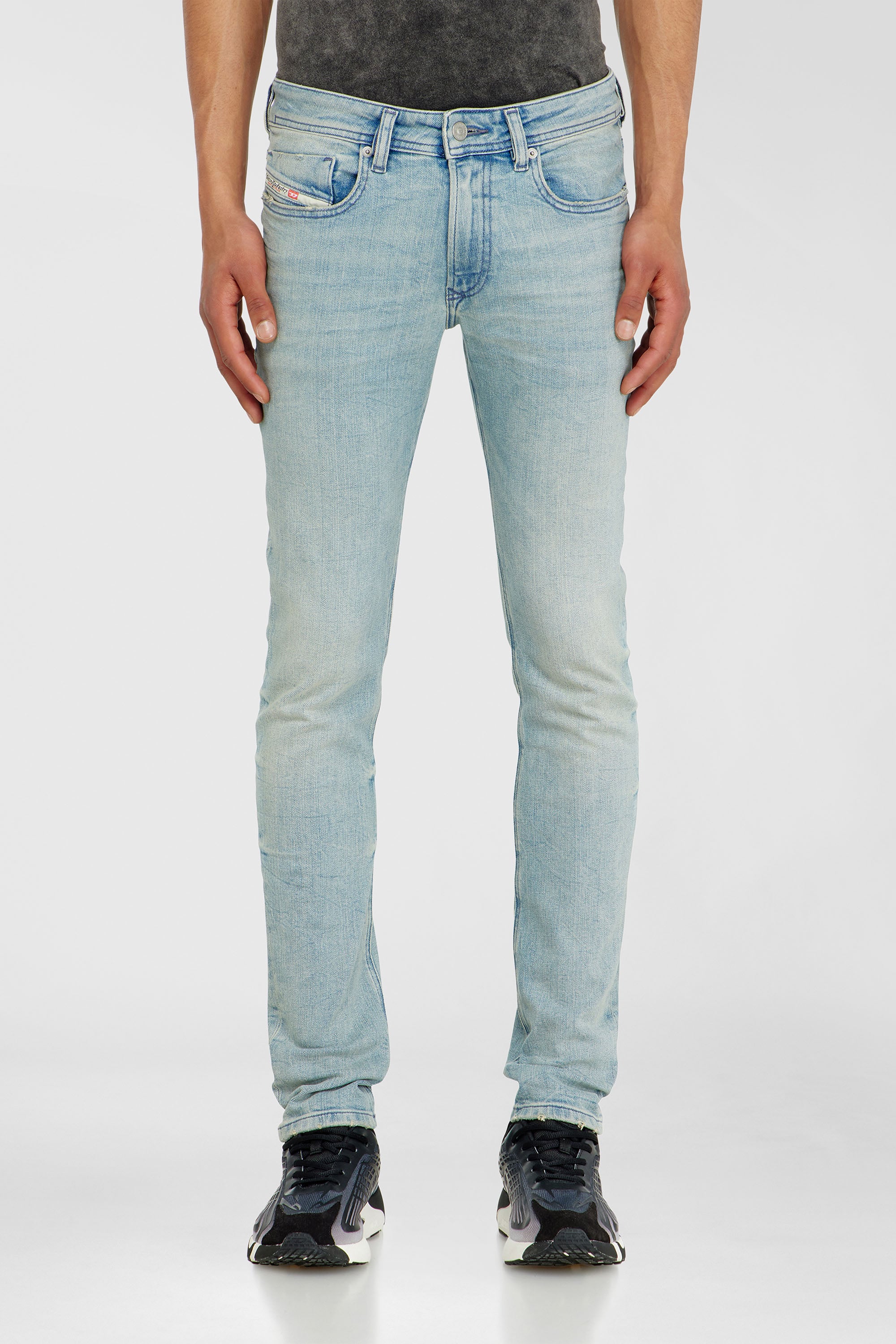 Diesel - Skinny Jeans 1979 Sleenker 0KBBF Uomo, Blu Chiaro - Image 1