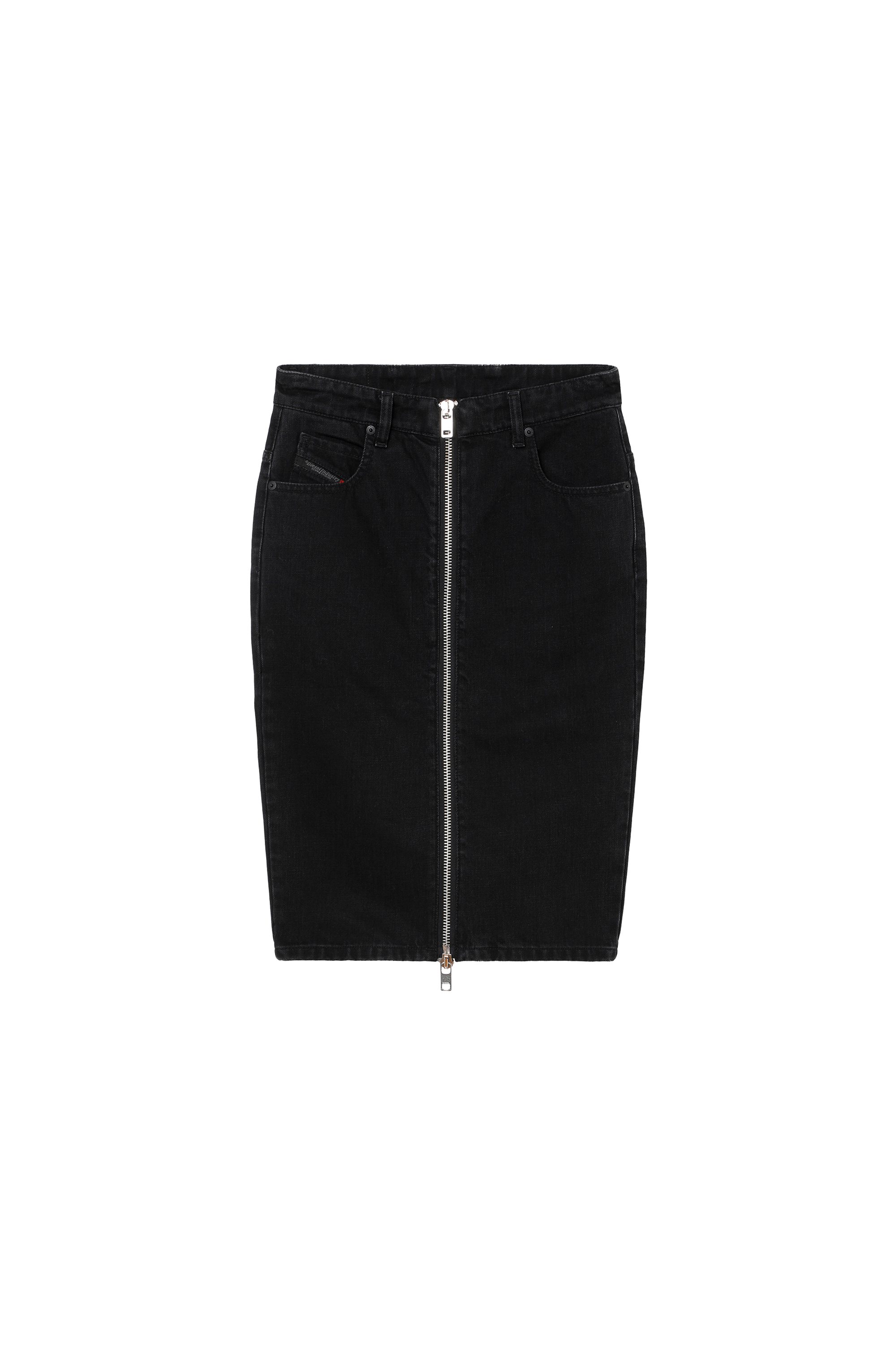 DE-PENCIL-ZIP, Nero - Gonne