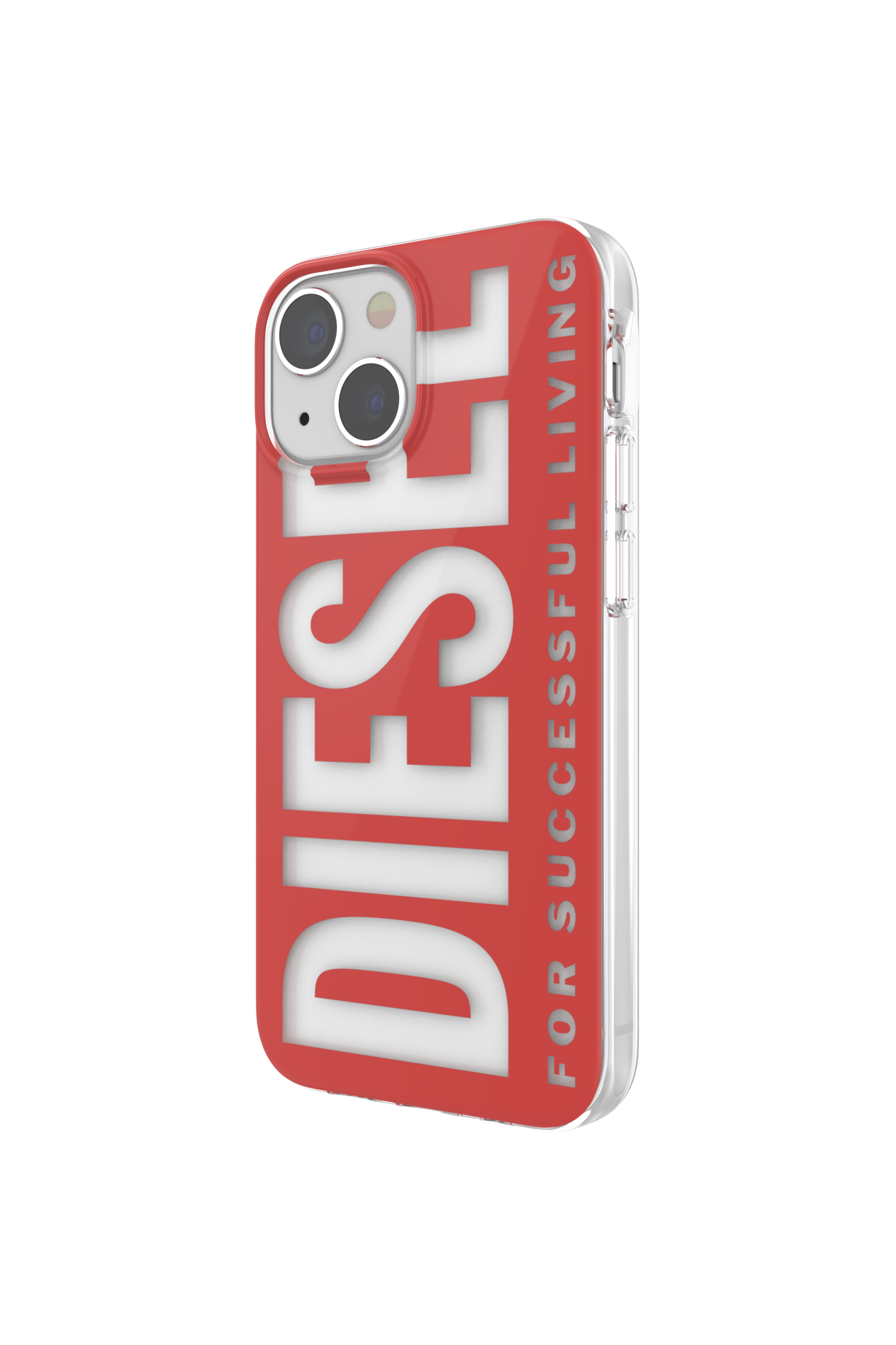 Diesel - 47201 STANDARDASE, Cover translucida in TPU per iPhone 13 mini Unisex in Rosso - 4