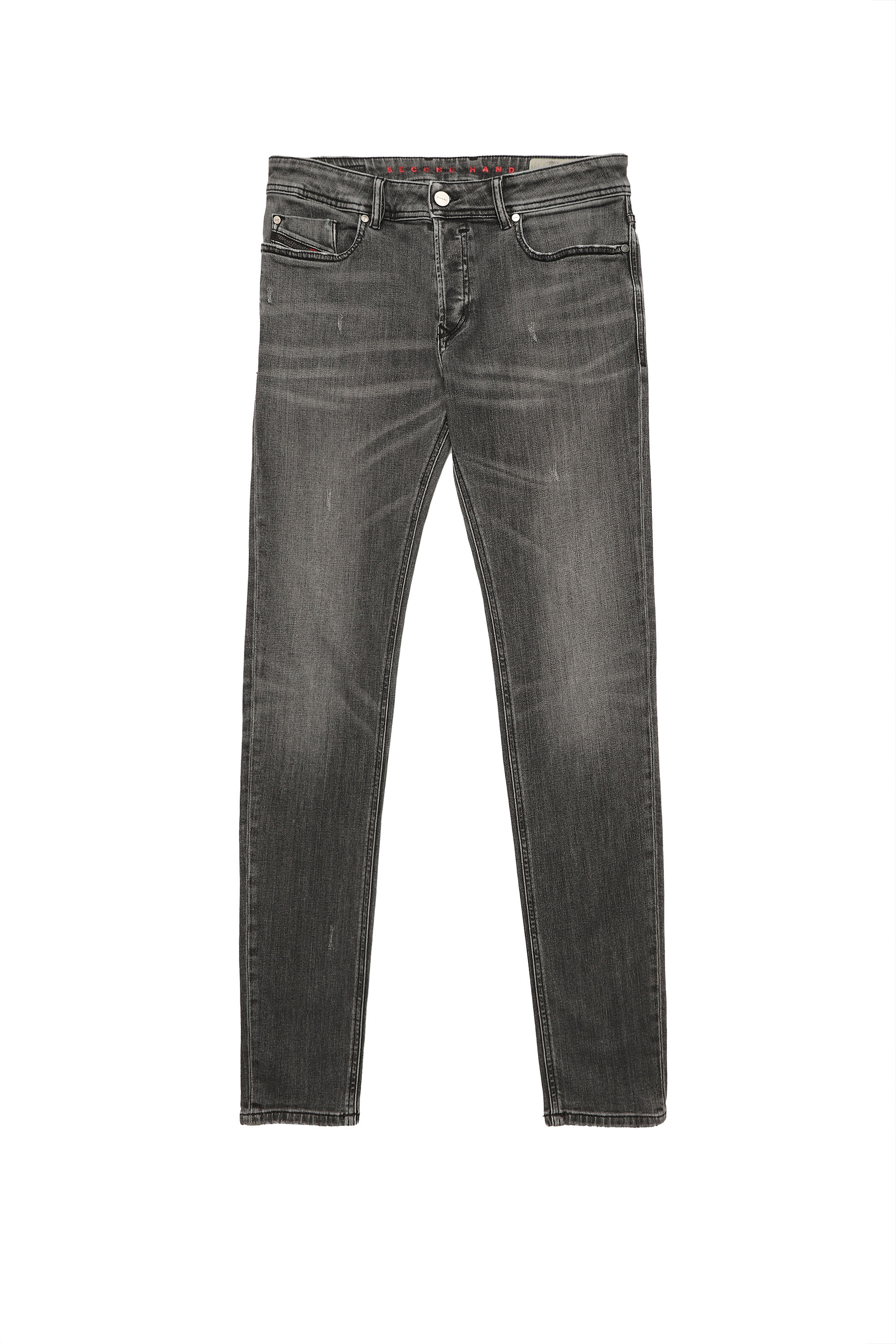Diesel - TROXER, Diesel Uomo - Jeans Grigio chiaro Uomo in Nero - 1