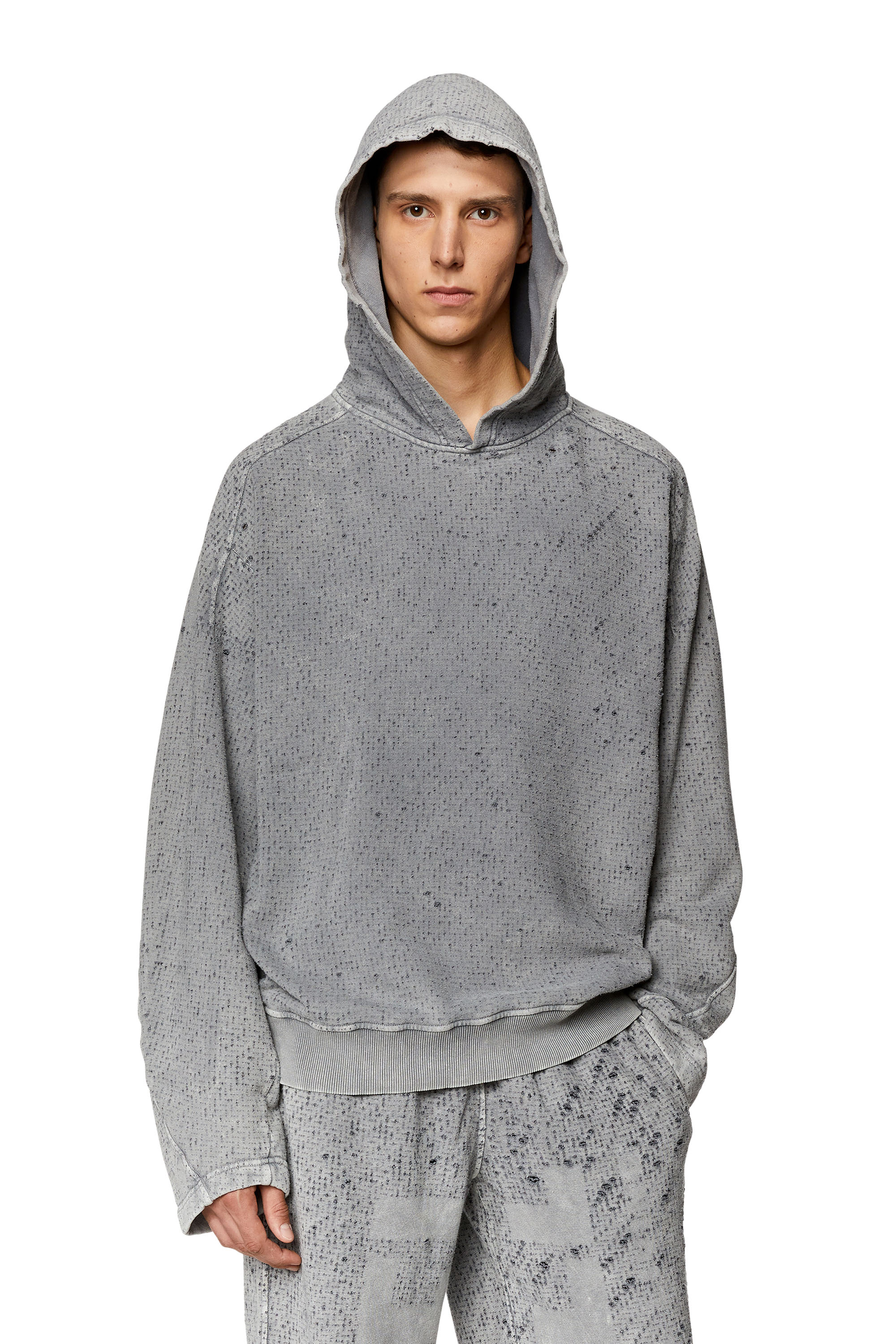 Diesel - S-MACORN-HOOD, Grigio - Image 1