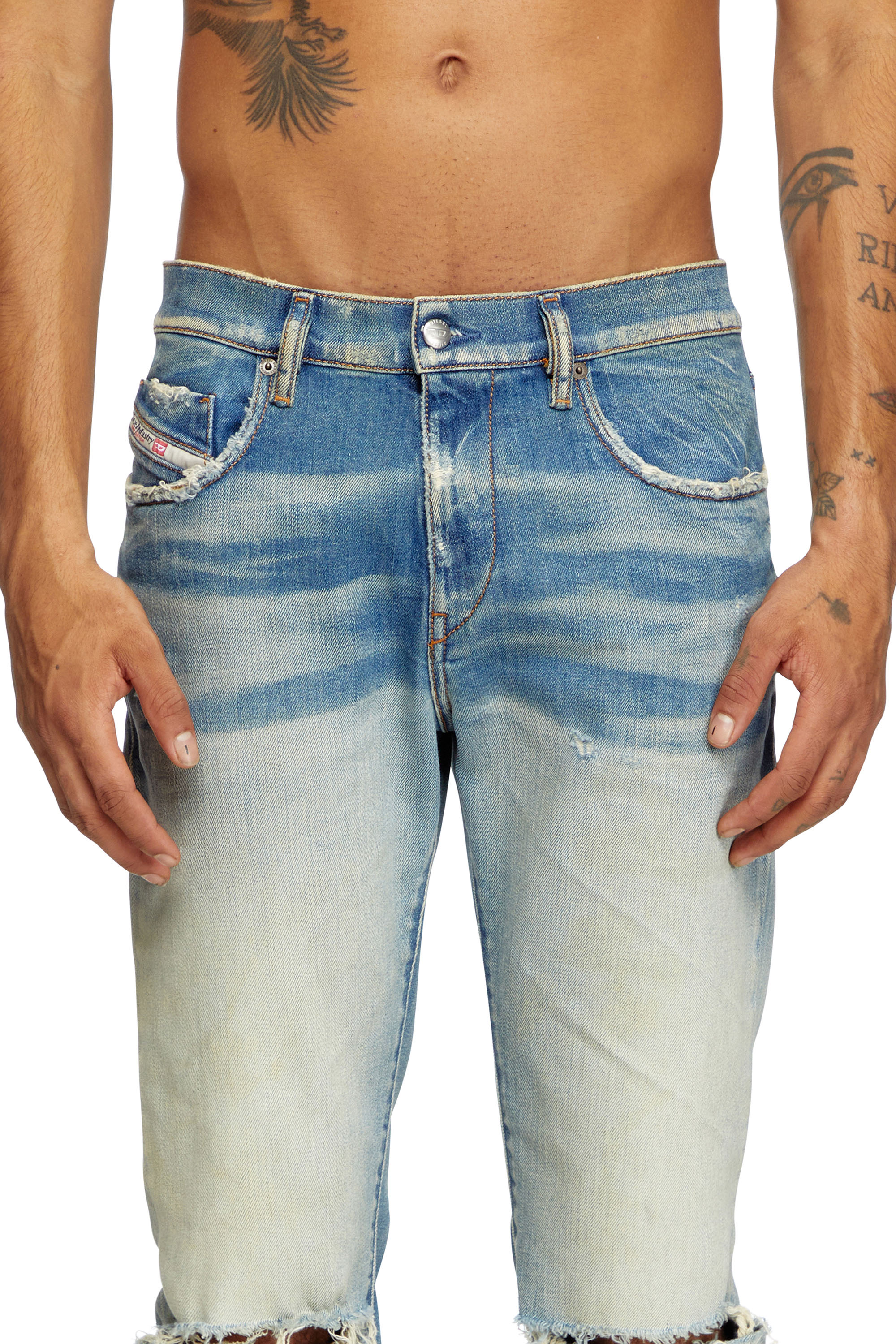 Diesel - Slim Jeans 2019 D-Strukt 09L28 Uomo, Blu medio - Image 5