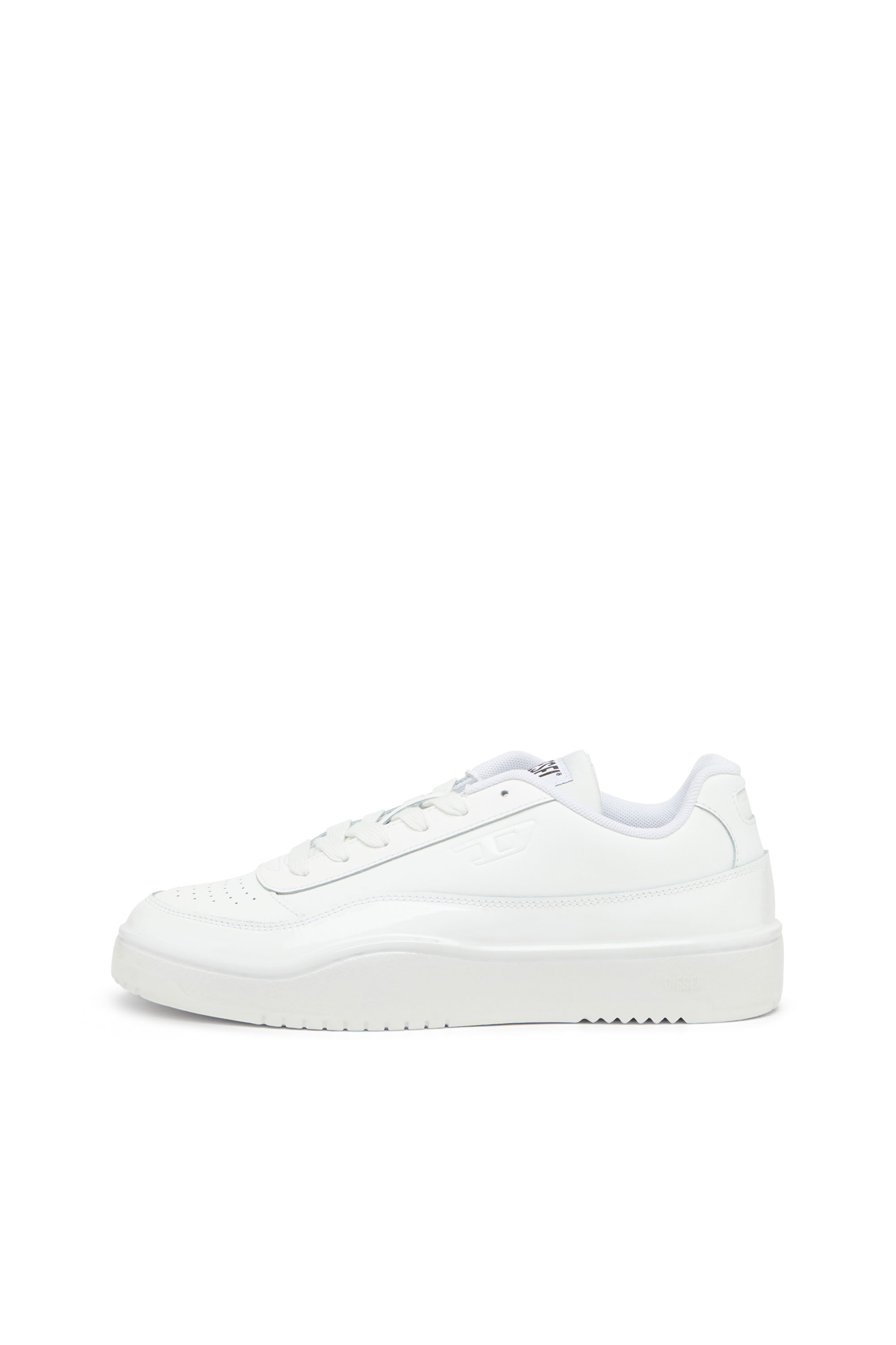 Diesel - S-TRACKER-D LOW, Sneaker in pelle con strato in silicone Uomo in Bianco - 7