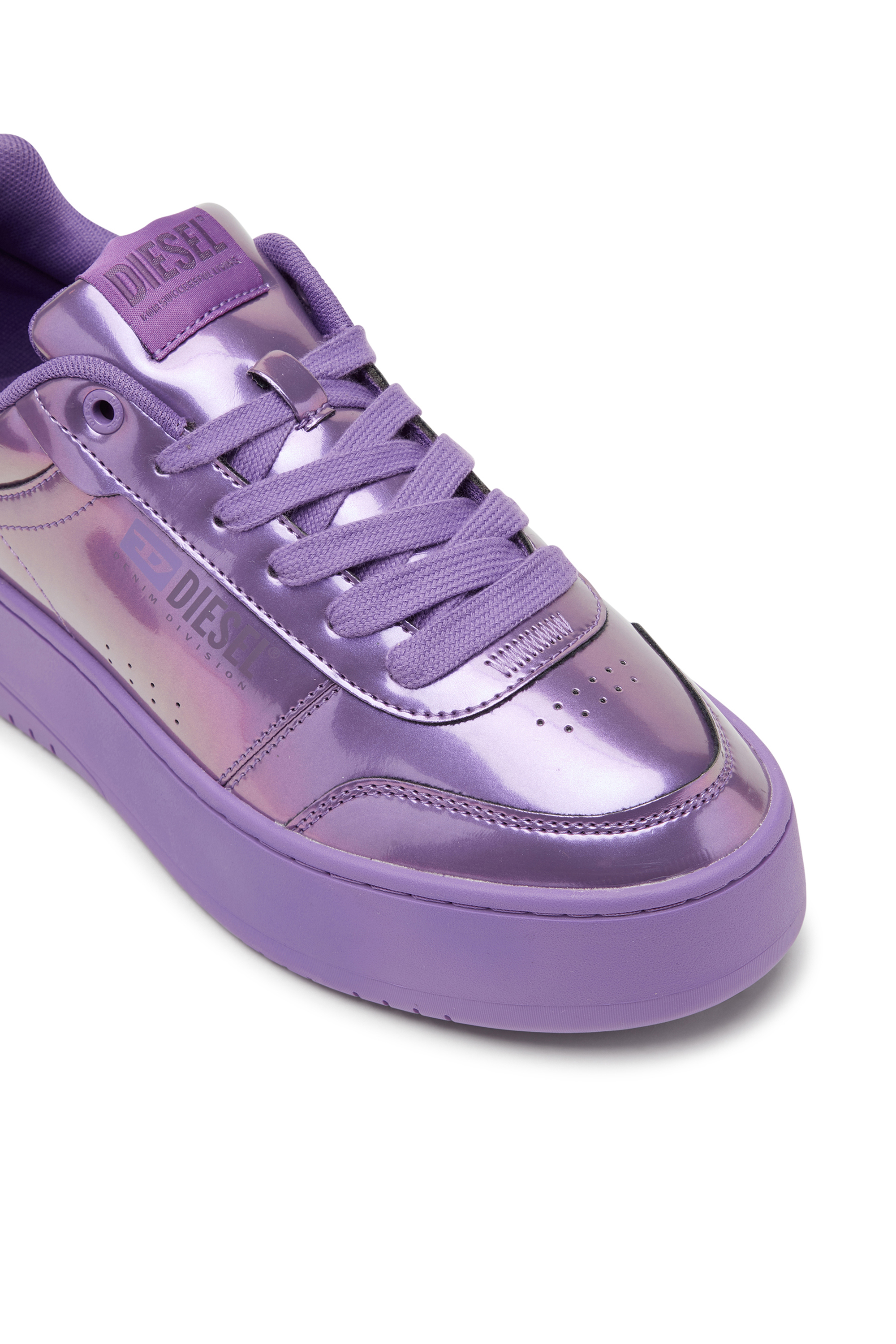 Diesel - S-ATHENE BOLD VTG W, S-Athene-Sneaker platform iridescenti Donna in Viola - 6