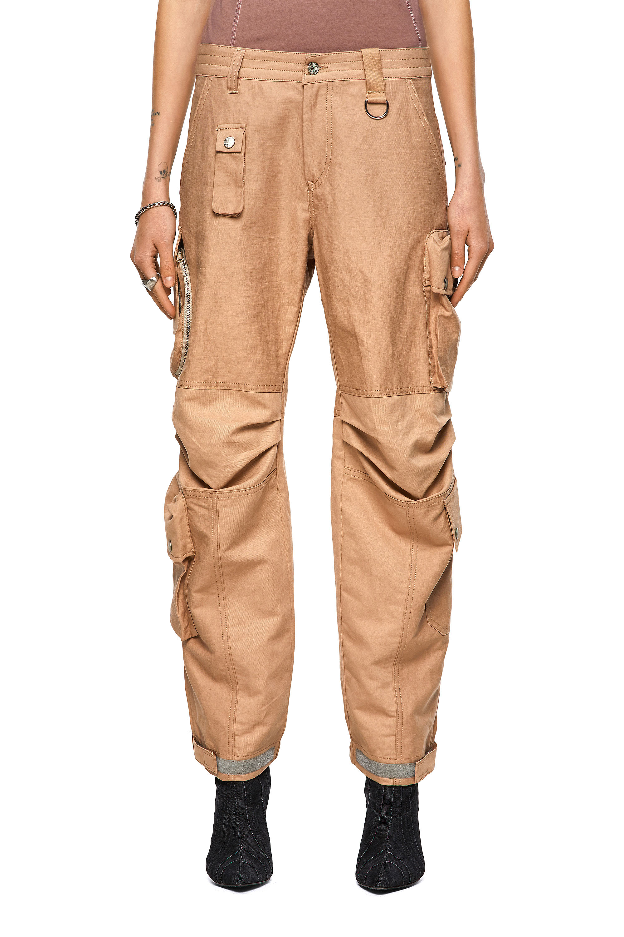 P-GIULIA, Marrone Chiaro - Pantaloni