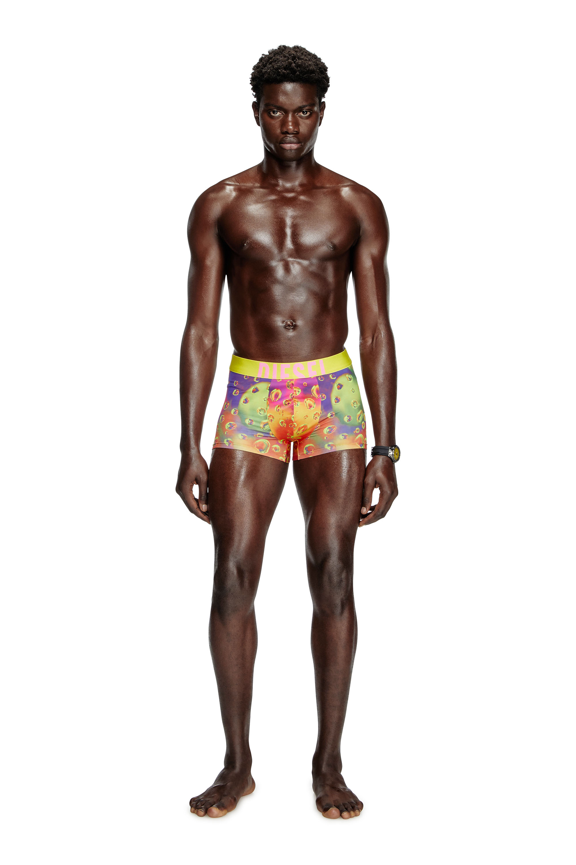 Diesel - DAMIEN-D-POP-40, Boxer con stampa acid rain Uomo in Multicolor - 1