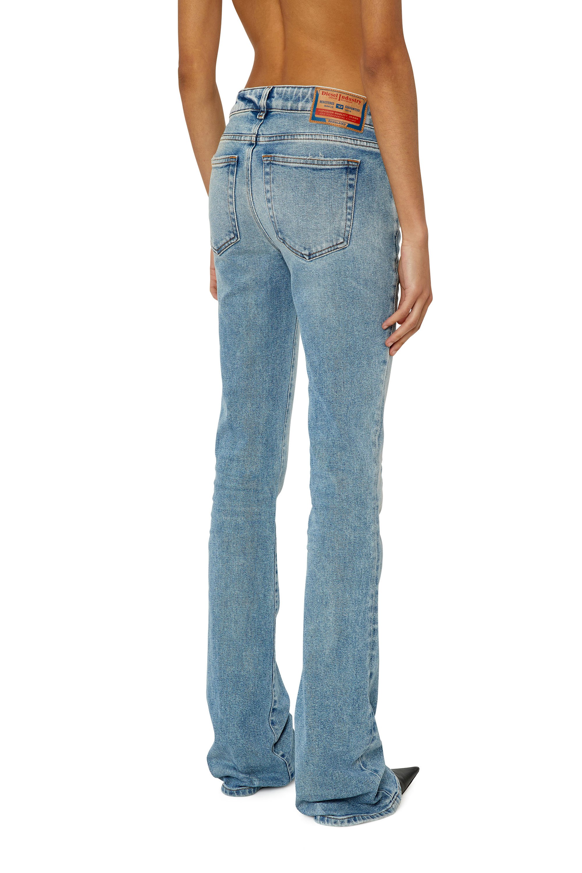 Diesel - 1969 D-EBBEY 09E86 Bootcut and Flare Jeans, Blu Chiaro - Image 4
