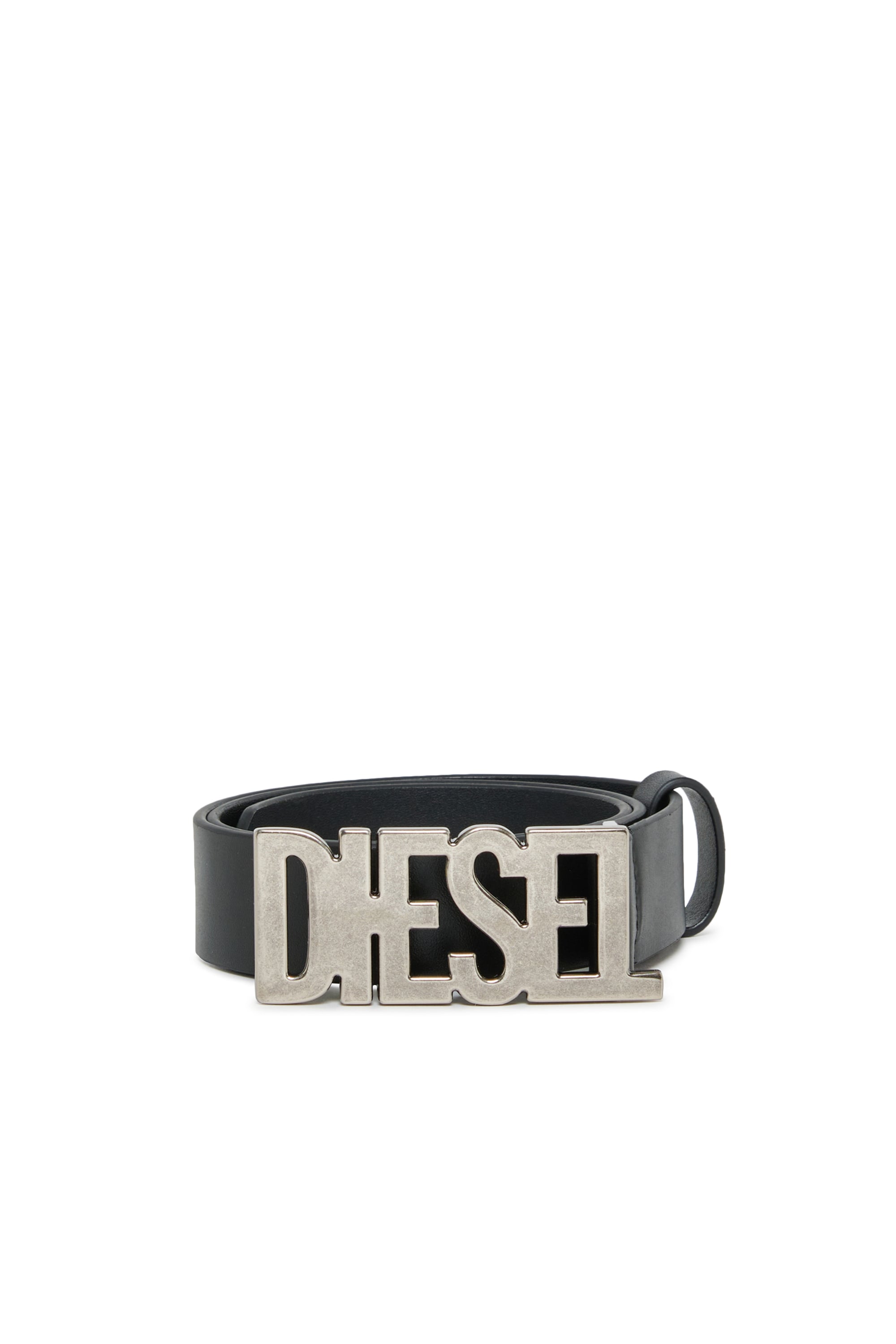 Diesel - BWR, 3cm cintura in pelle con fibbia Diesel Unisex in Nero - 1