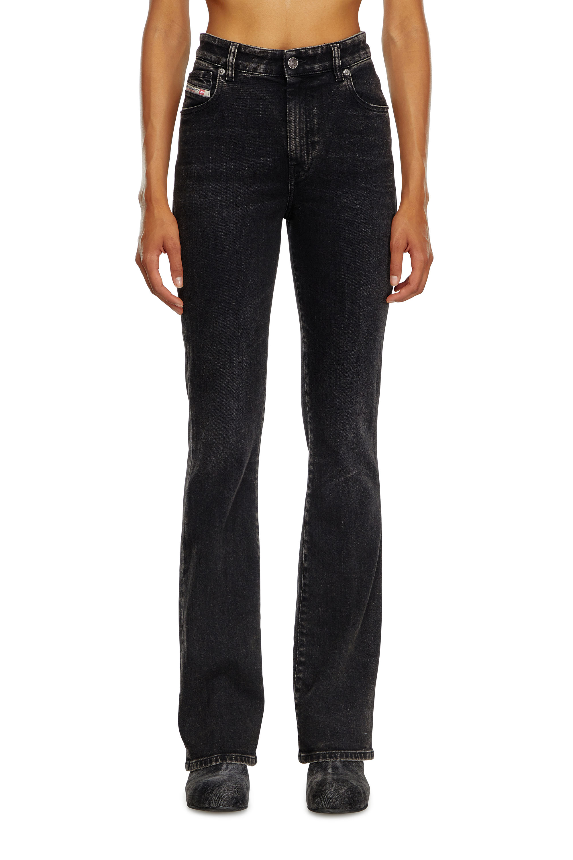 Diesel - Bootcut and Flare Jeans 2003 D-Escription 09I30, Nero/Grigio scuro - Image 1