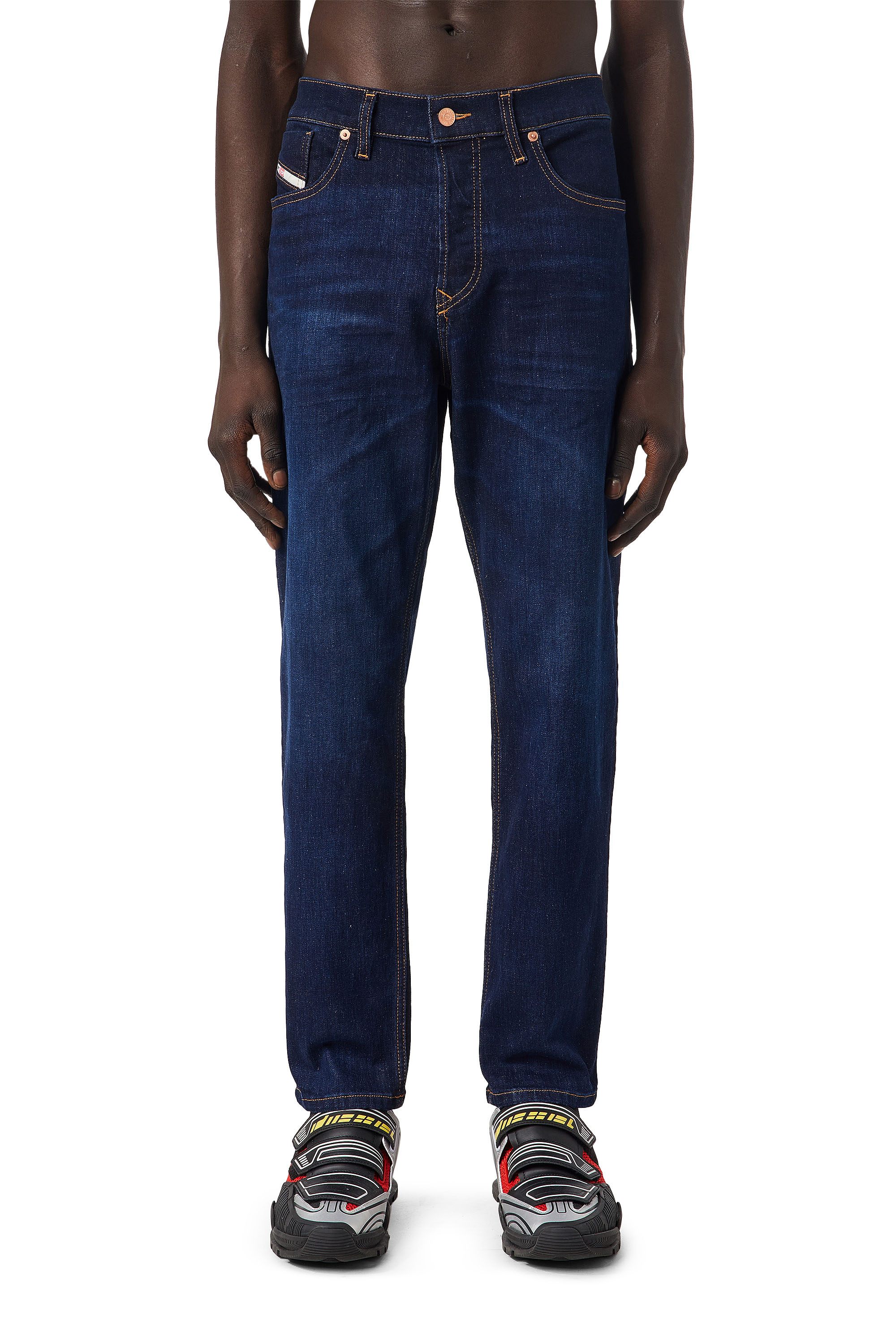 Diesel - 2005 D-FINING 0GDAO Tapered Jeans, Blu Scuro - Image 1
