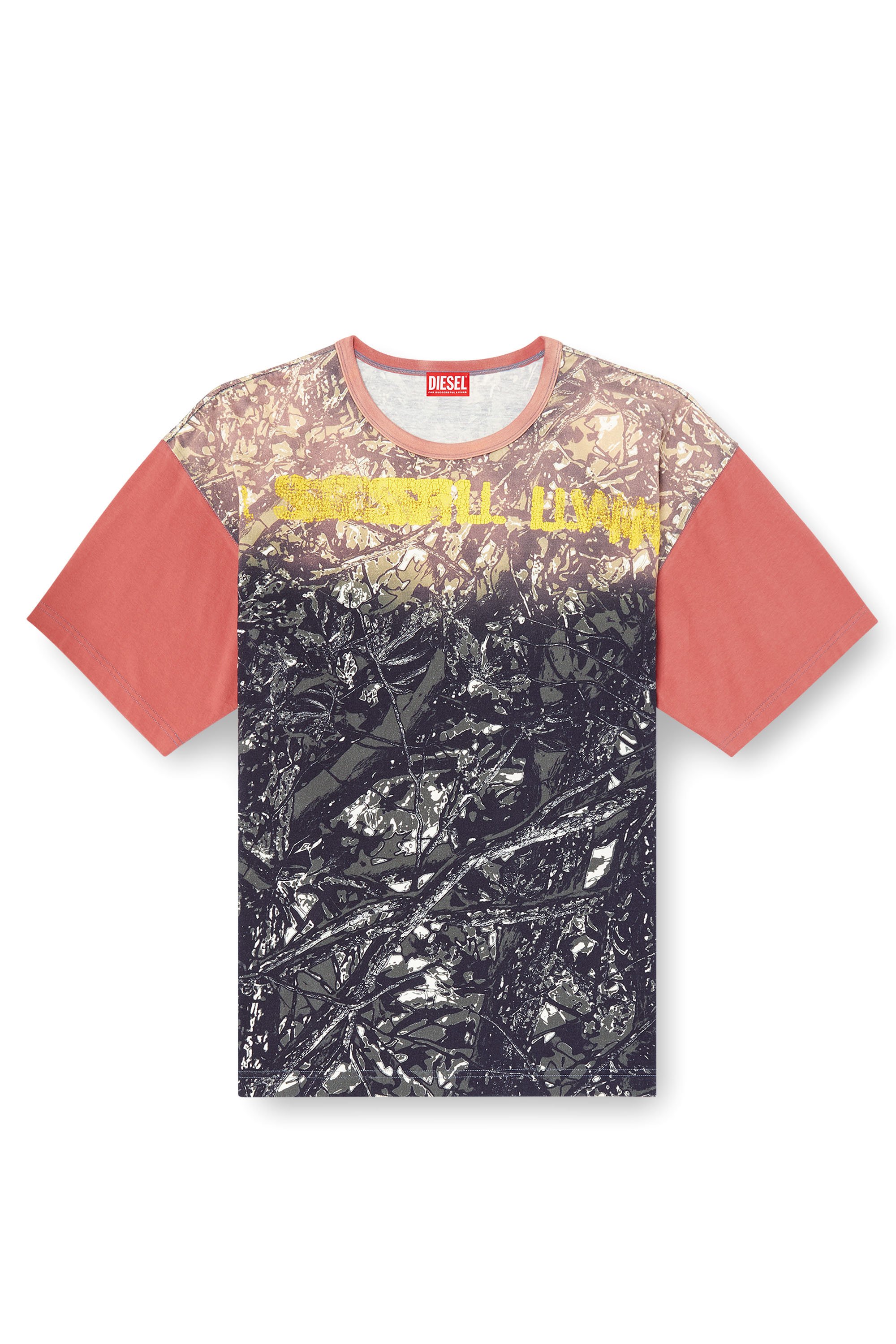 Diesel - T-BOXT-CAMOU, T-shirt con stampa camo glitch Uomo in Multicolor - 3