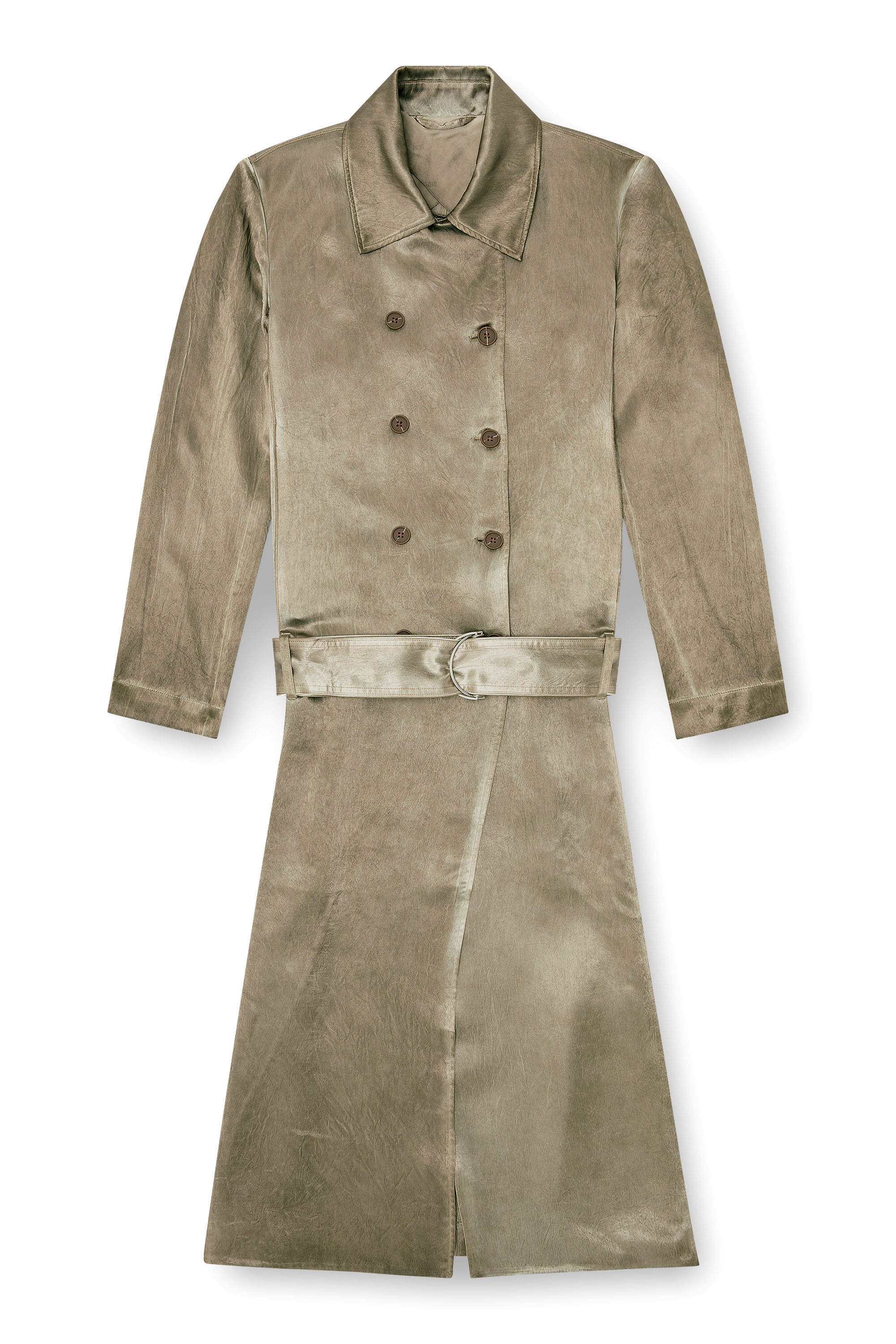 Diesel - G-LADES, Trench coat in raso effetto stropicciato Donna in ToBeDefined - 3