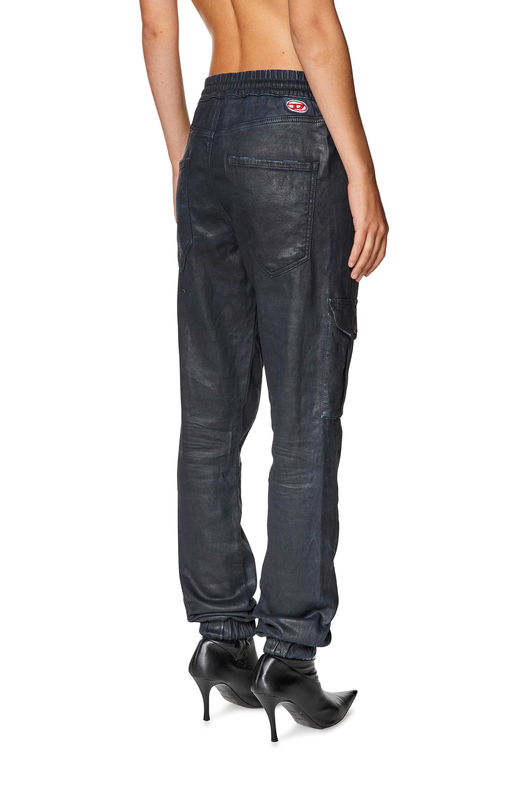 Diesel - Slim D-Ursy Track Denim 09H05, Blu Scuro - Image 2