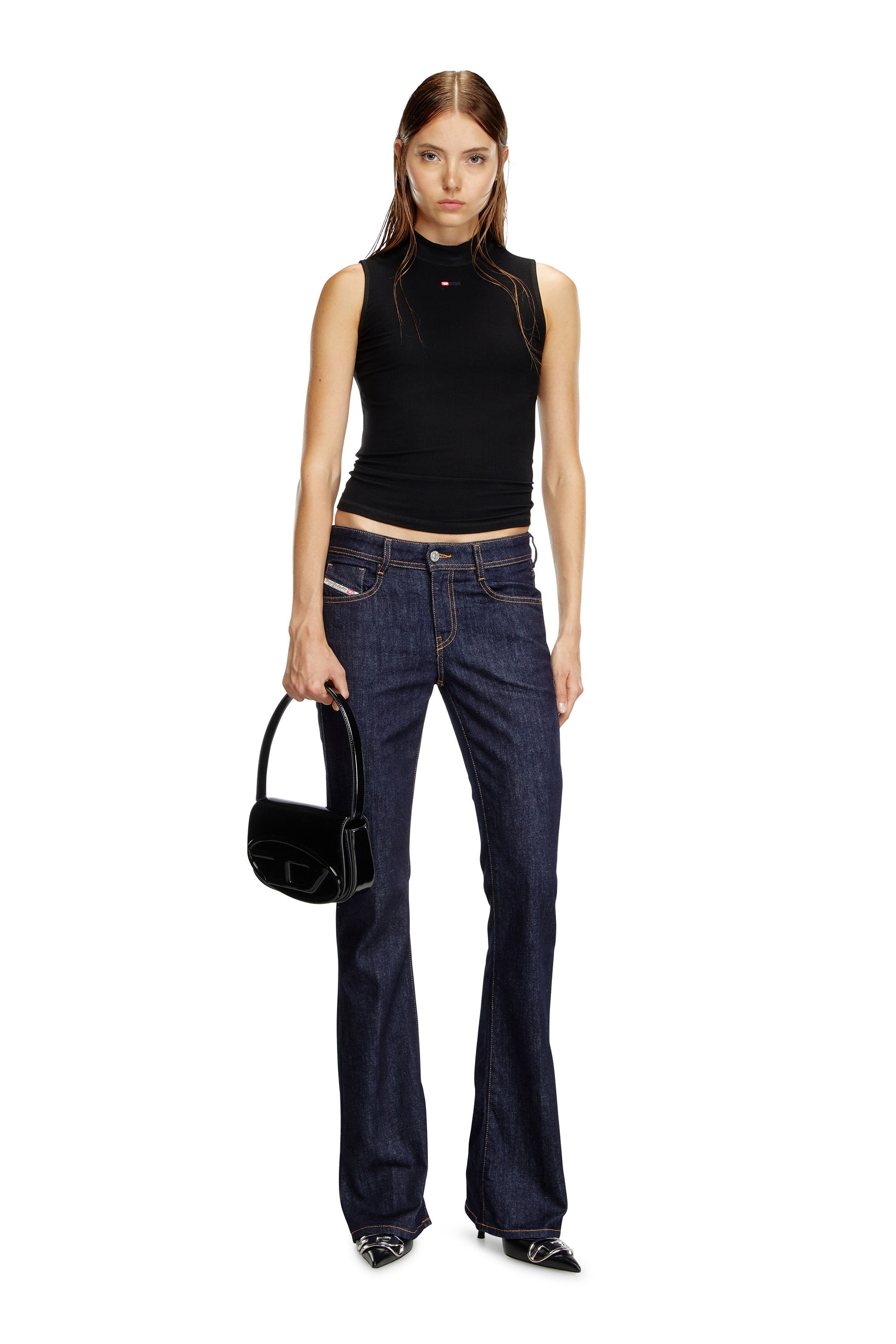 Diesel - Donna Bootcut and Flare Jeans 1969 D-Ebbey Z9B89, Blu Scuro - Image 2