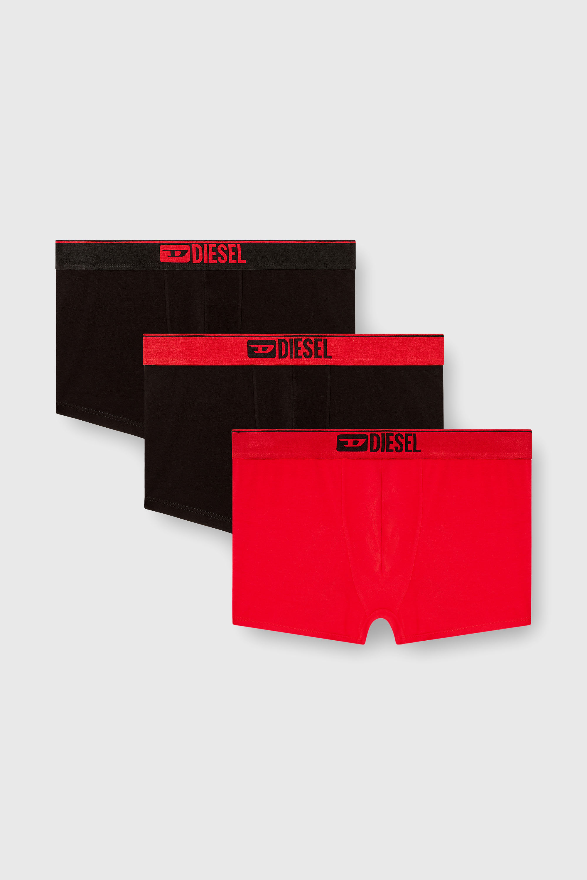 Diesel - UMBX-DAMIENTHREEPACK, Set da tre boxer tinta unita Uomo in Multicolor - 1