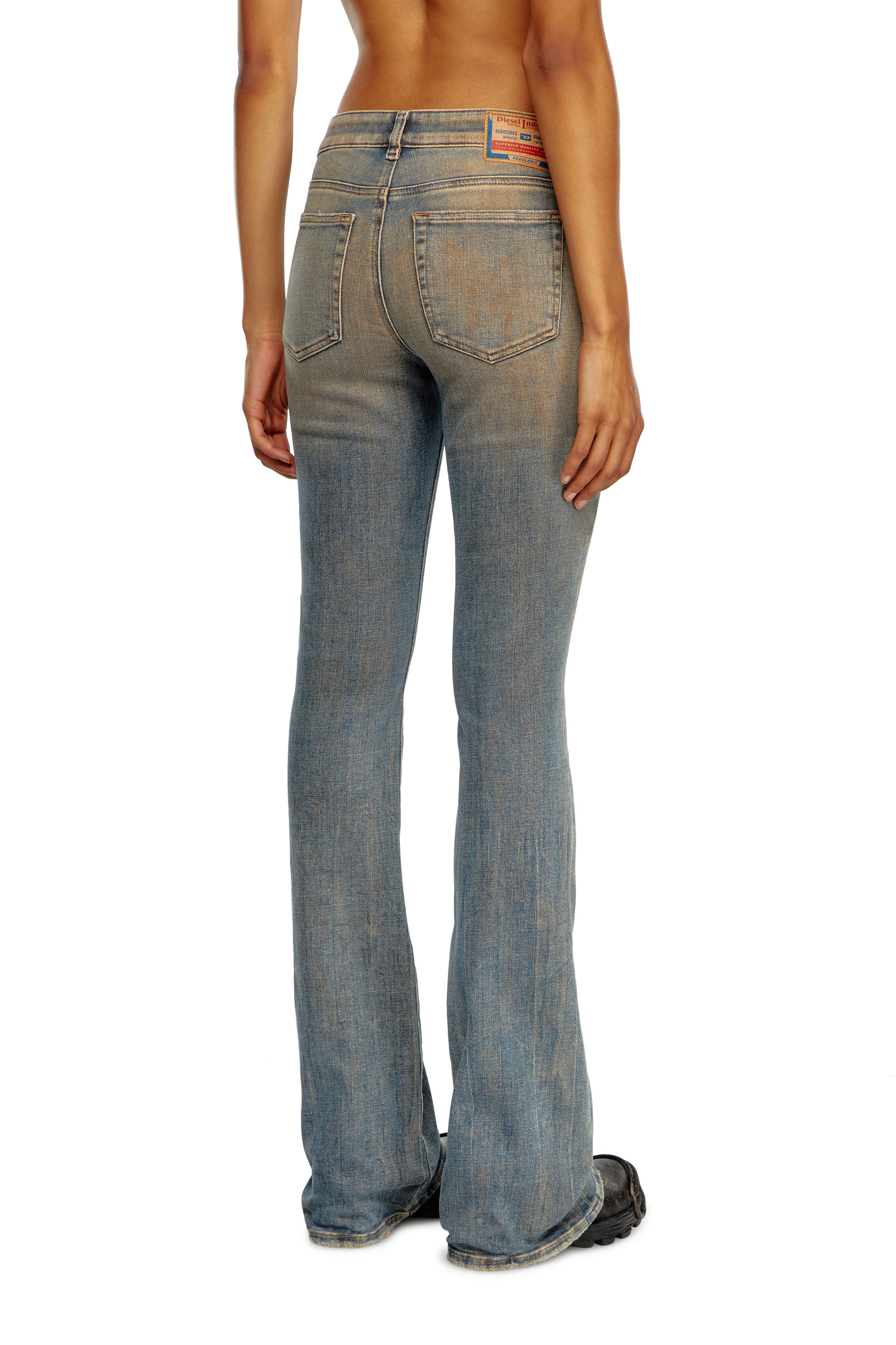 Diesel - Donna Bootcut and Flare Jeans 1969 D-Ebbey 09J23, Blu medio - Image 3