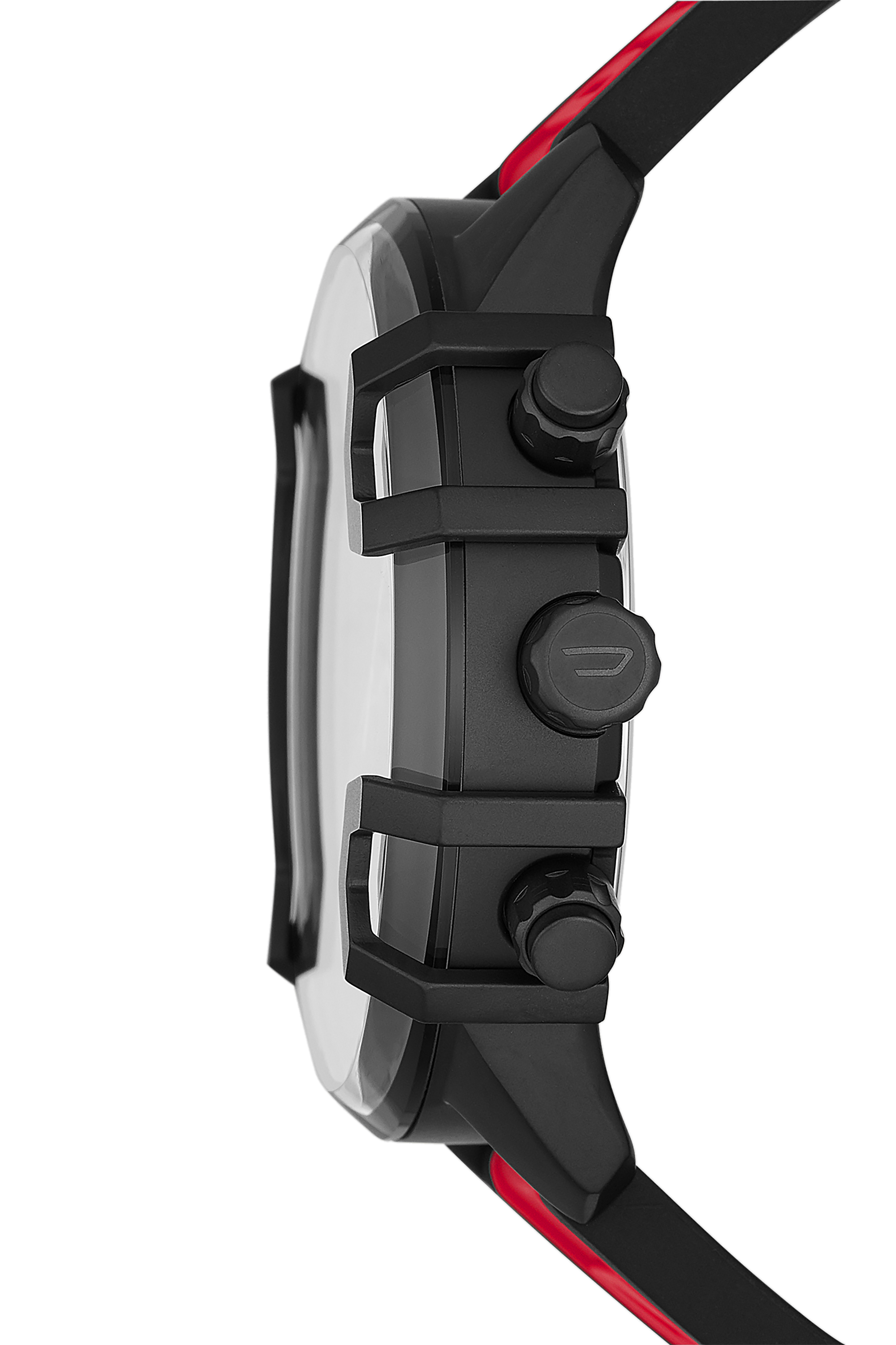 Diesel - DZ4530, Cronografo Griffed in silicone rosso Uomo in Rosso - 3