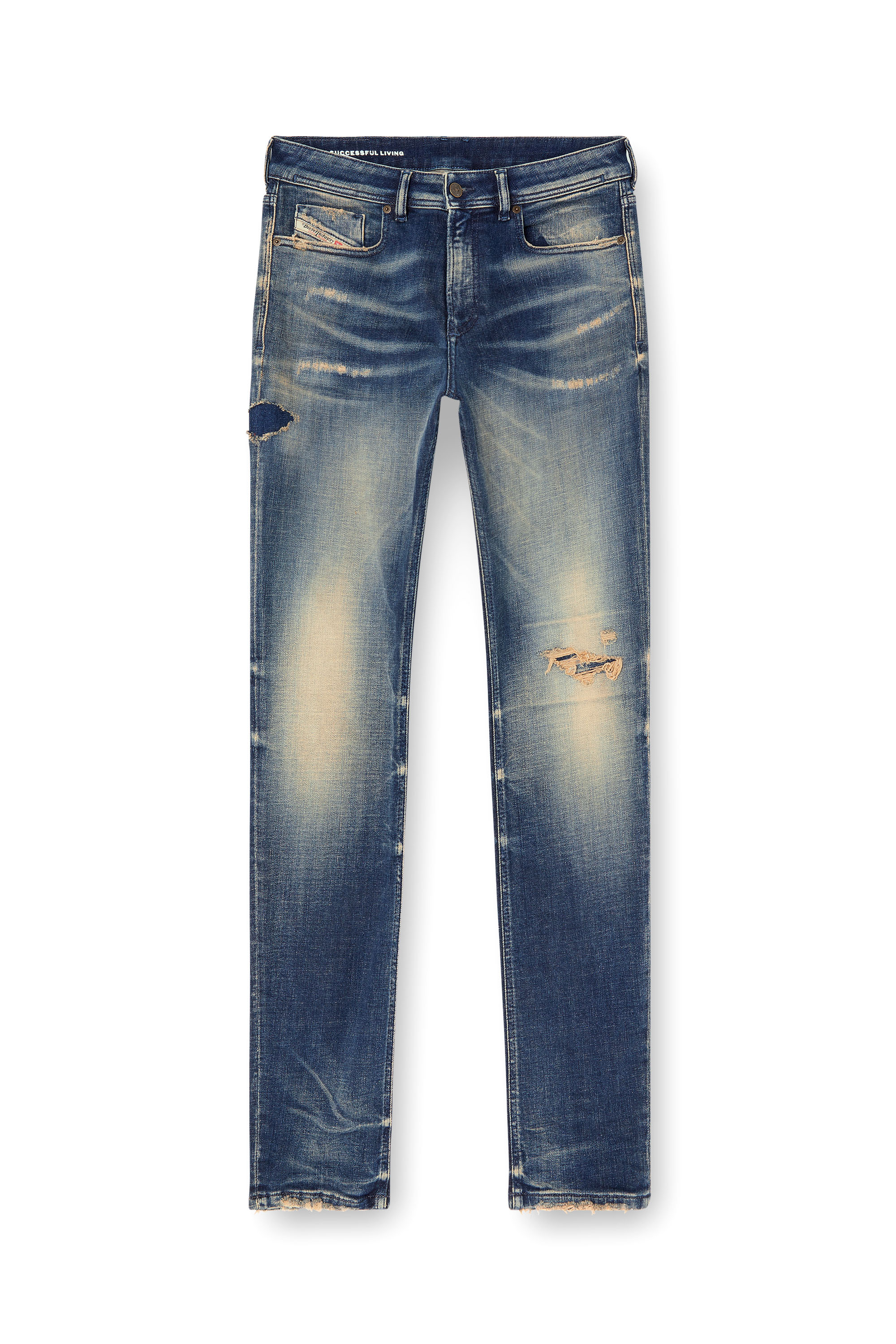 Diesel - Skinny Jeans 1979 Sleenker 09K74 Uomo, Blu Scuro - Image 3