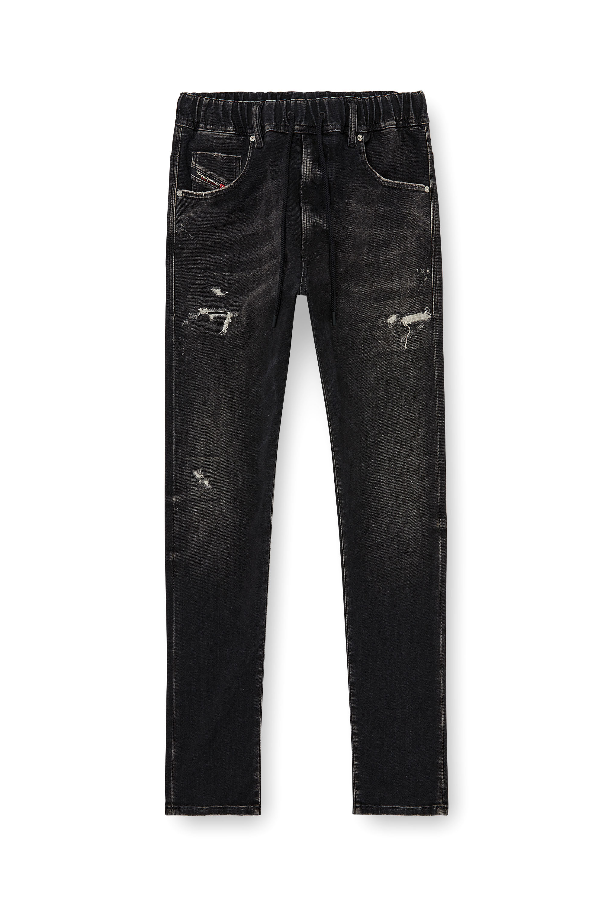 Diesel - Regular 2030 D-Krooley Joggjeans&reg; 09Q22 Uomo, Nero/Grigio scuro - Image 2