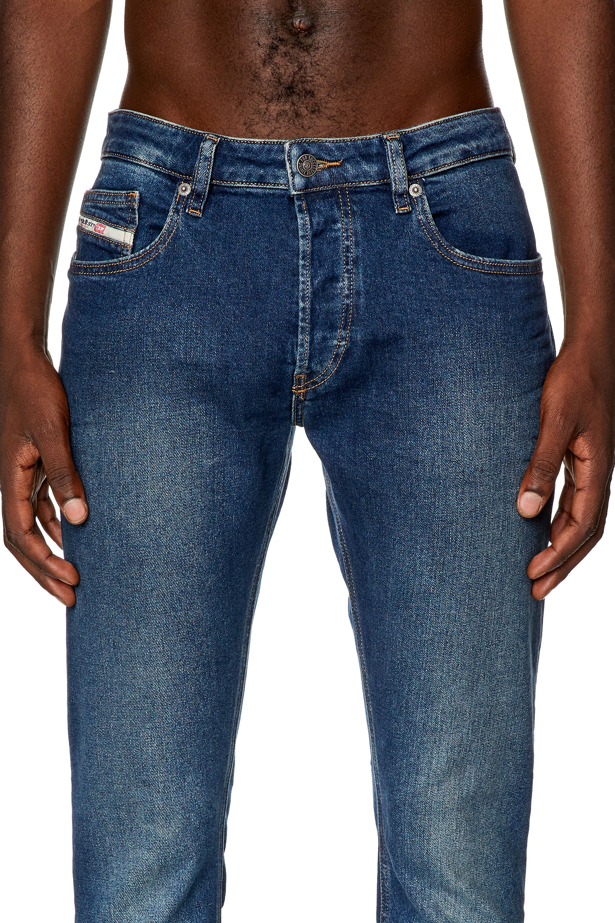 Diesel - Slim Jeans D-Luster 0EKAV, Blu Scuro - Image 3