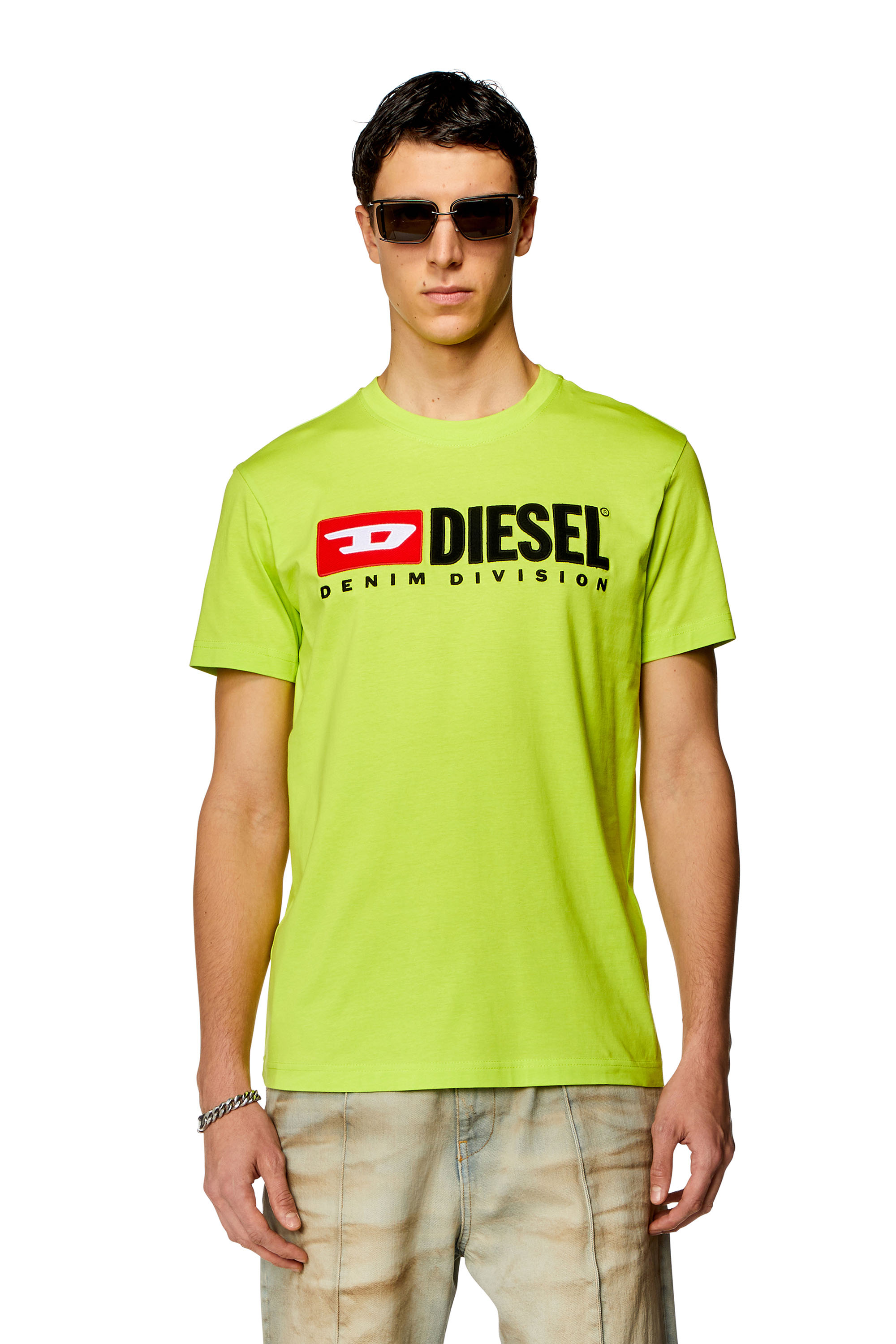 Diesel - T-DIEGOR-DIV, Verde Fluo - Image 1