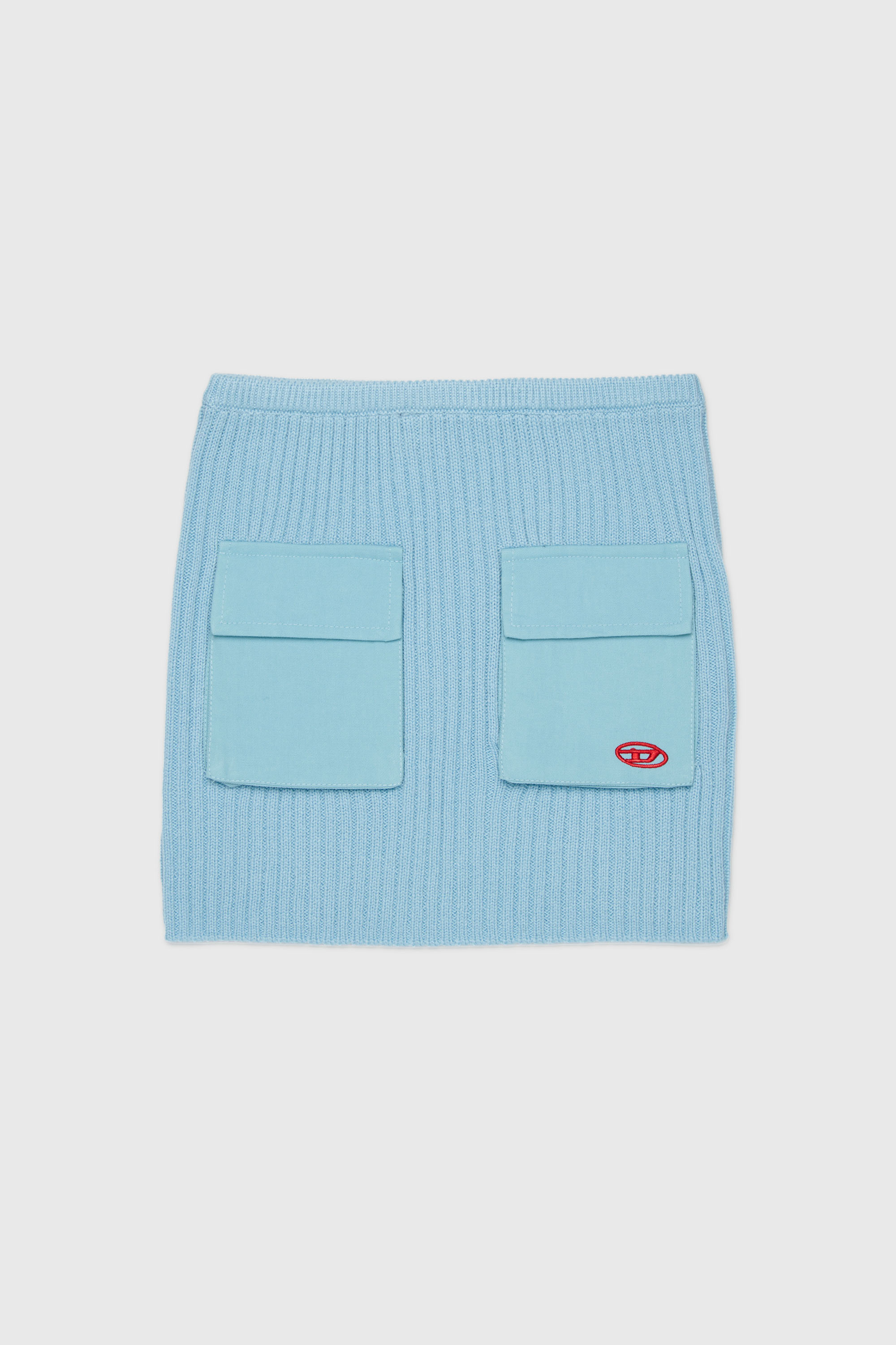 Diesel - GAMMY, Minigonna a costine con utility pockets Donna in Blu - 1