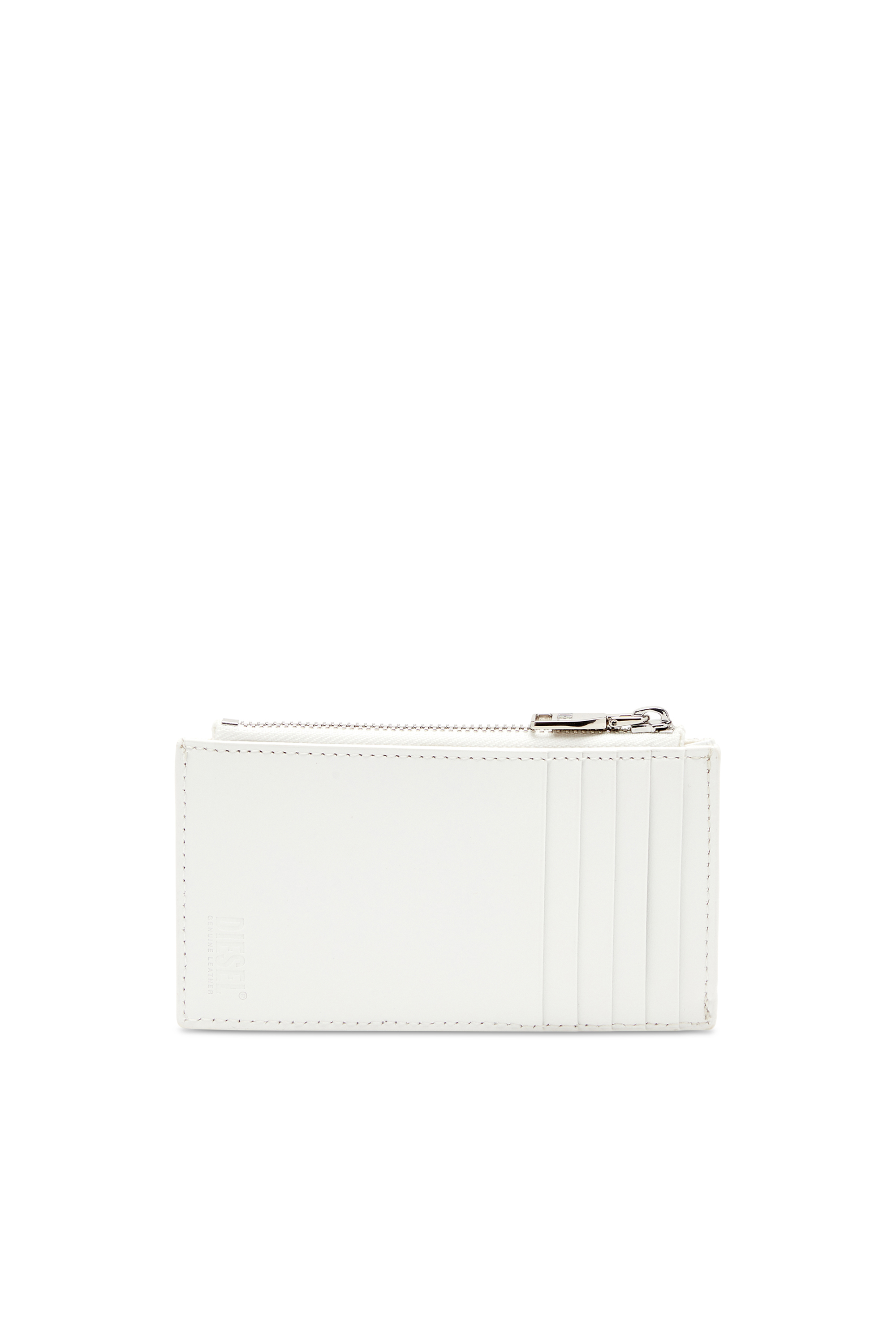 Diesel - 1DR CARD HOLDER III, Portacarte piatto in nappa Donna in Bianco - 2