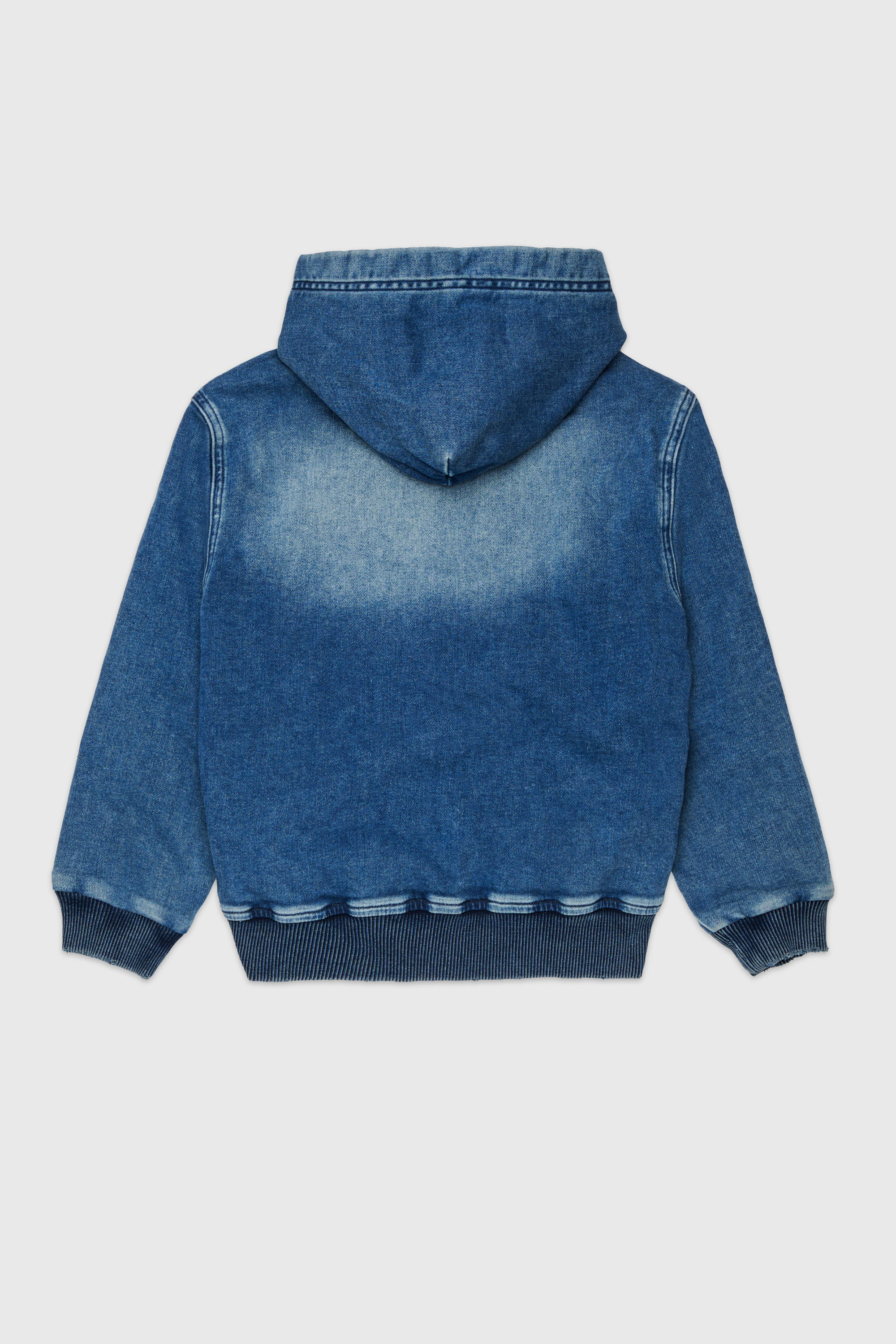 Diesel - STIMM-OVER JJJ, Felpa con zip in JoggJeans Uomo in Blu - 2