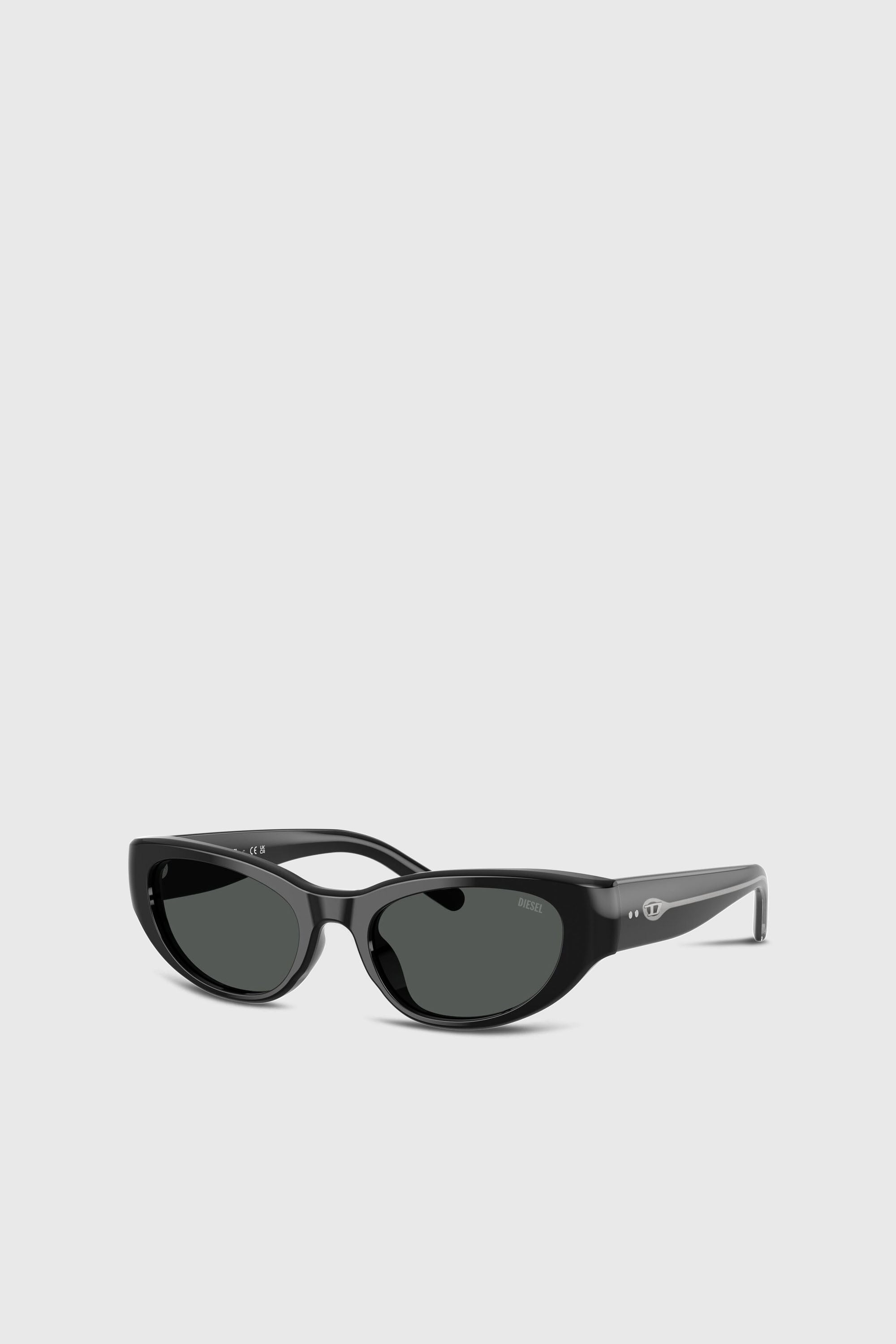 Diesel - 0DL2010U, Occhiali da sole stile cat-eye Unisex in Nero - 2