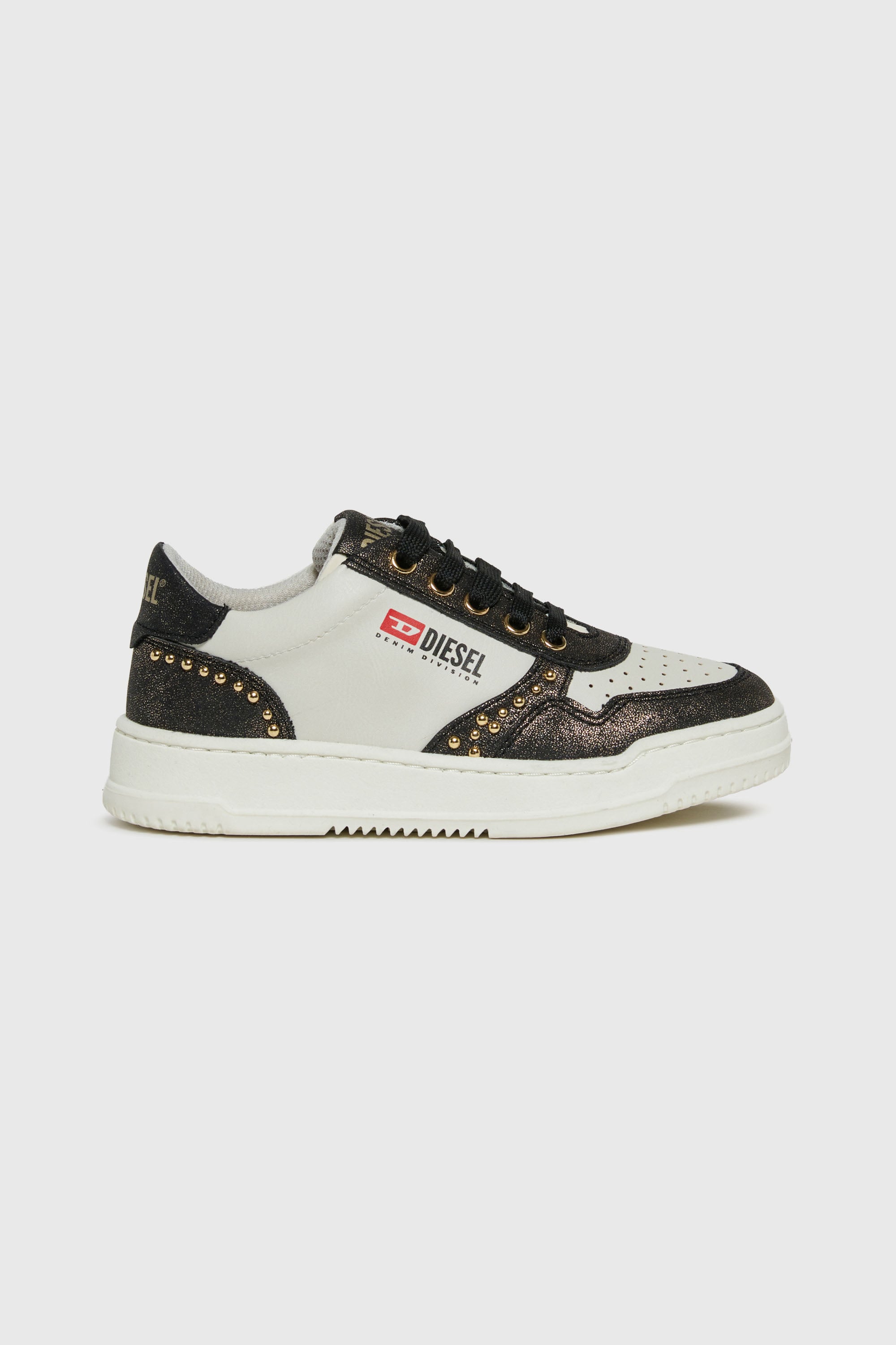 Diesel - S-CASCOUNT-STUDS, S-Cascount - Sneakers in metallo con borchie Unisex in Multicolor - 1