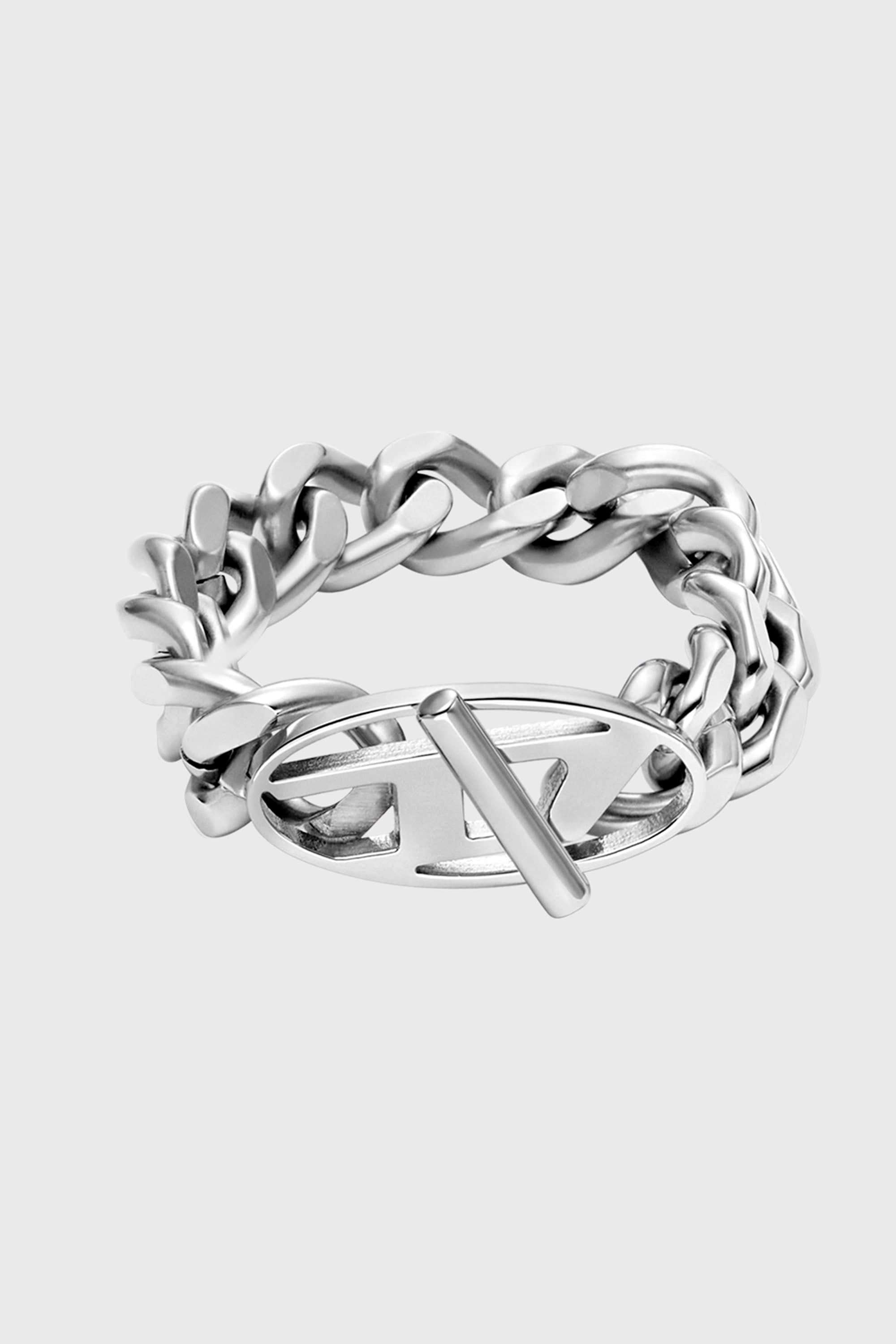 Diesel - DX1533040, Anello morbido a catena in acciaio inossidabile Unisex in Argento - 2