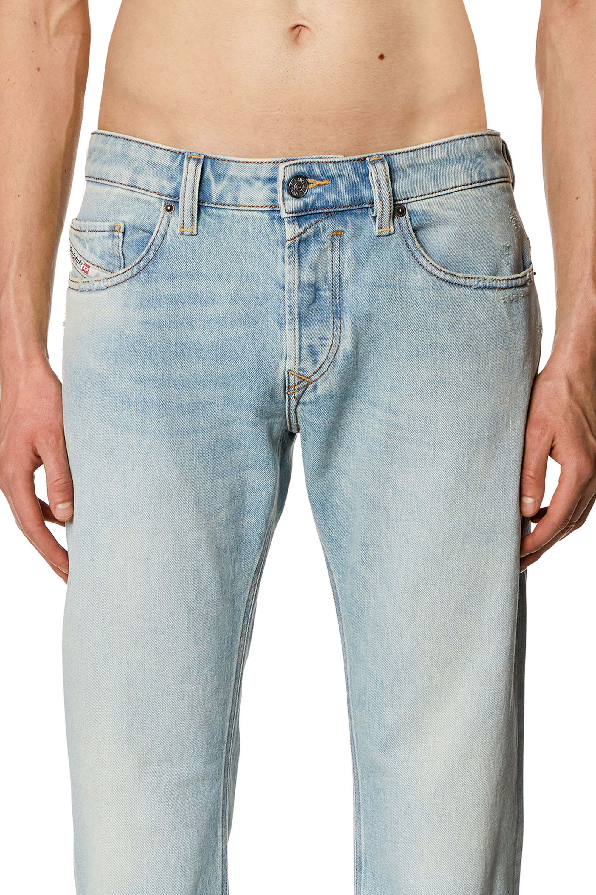Diesel - Regular Jeans Safado 09H41 Uomo, Blu Chiaro - Image 5