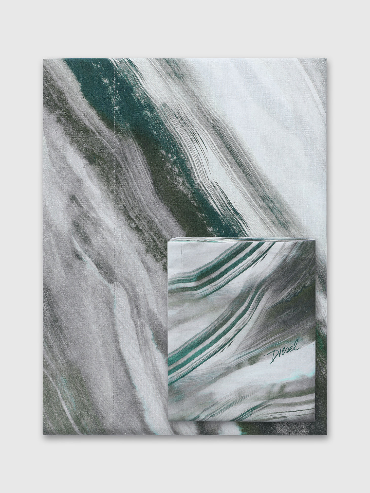 Diesel - 2003991 PCPP WATER ROCK 255X255 PR004, Set Copripiumino Matrimoniale WATERROCK Unisex in Multicolor - 1