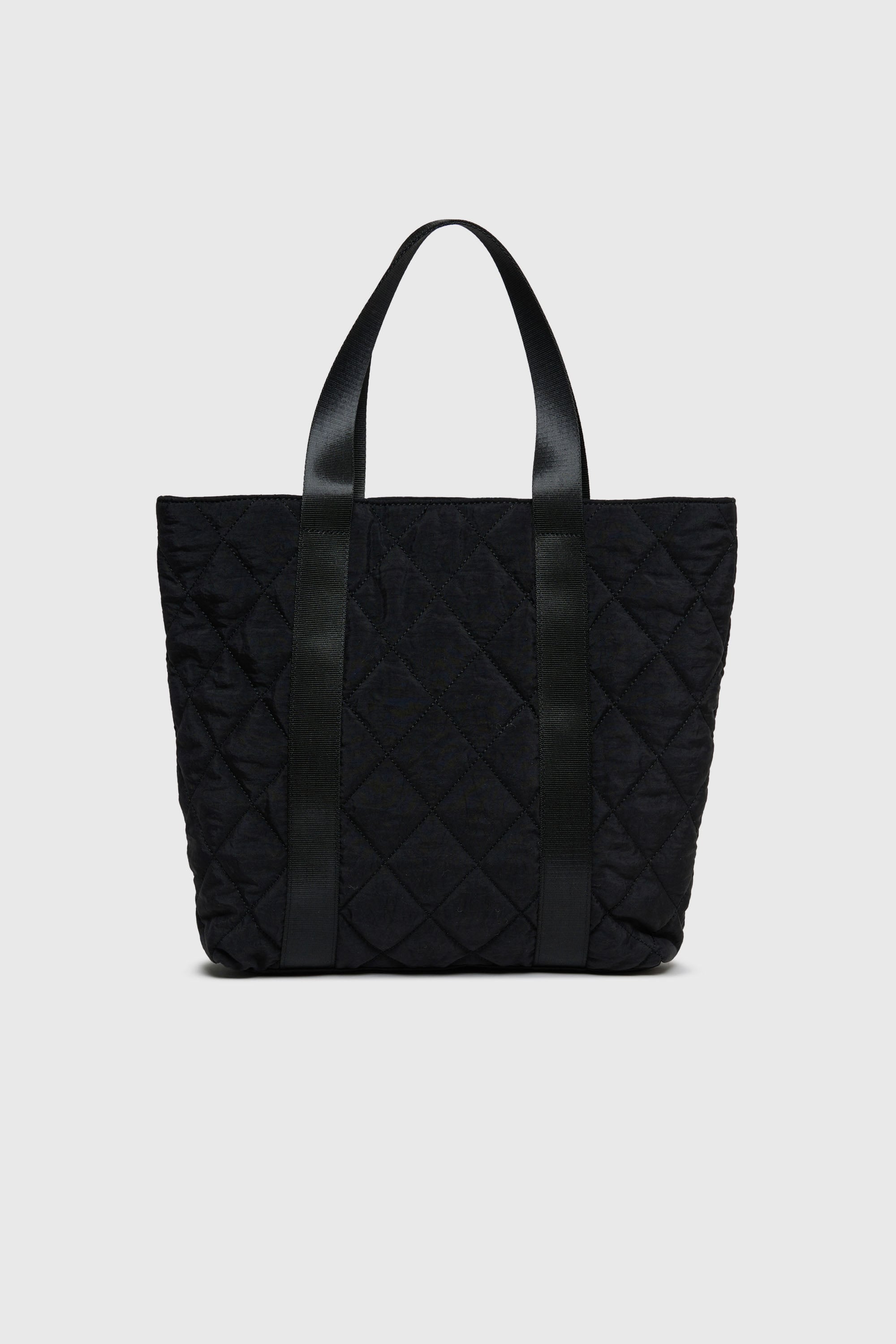 Diesel - WMONTY, WMONTY - Tote bag in nylon trapuntato Donna in Nero - 2